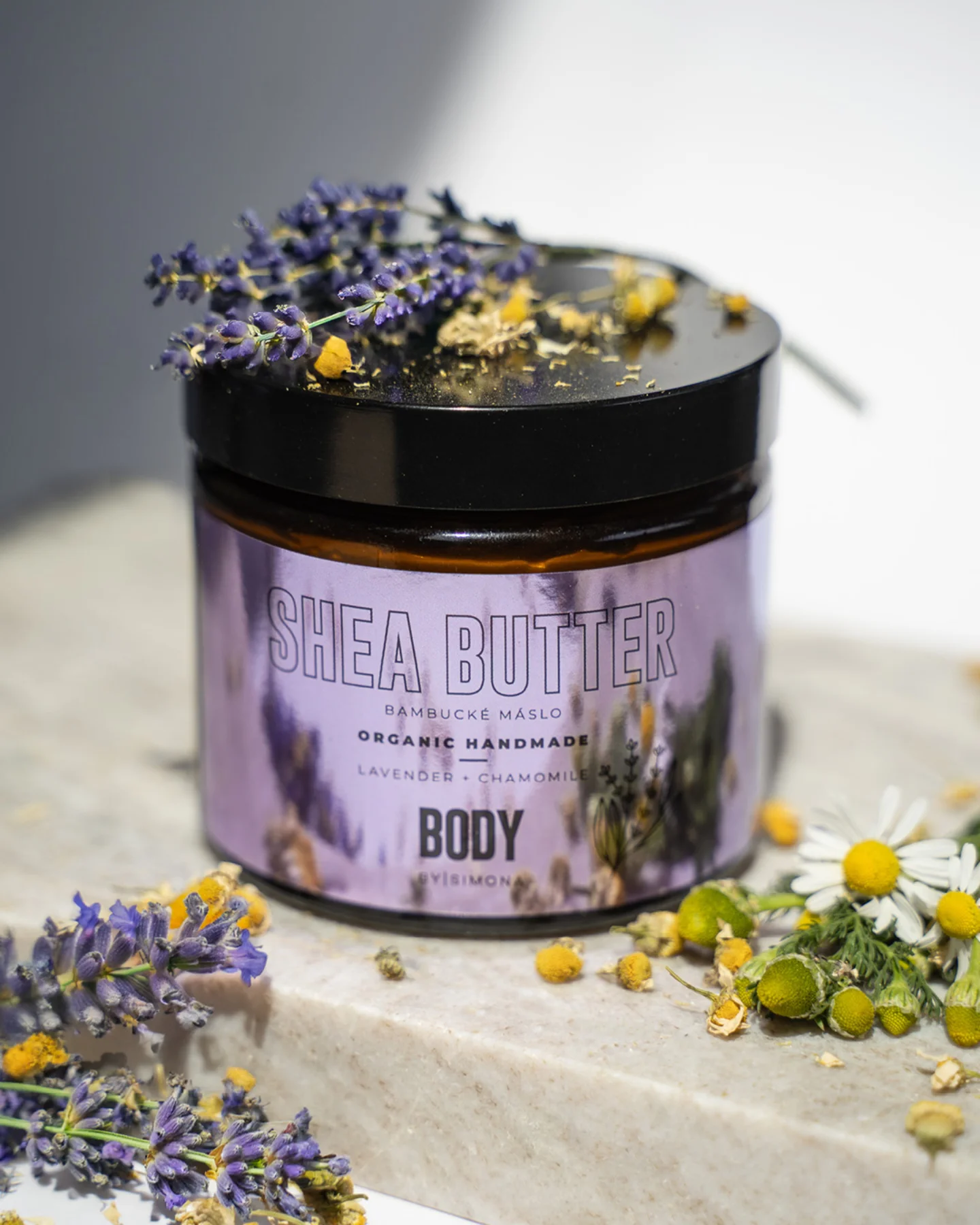 Bambucké máslo Body by Simona levandule a heřmánek