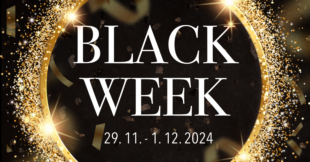 BLACK WEEKEND! Slea 20 % na vše.