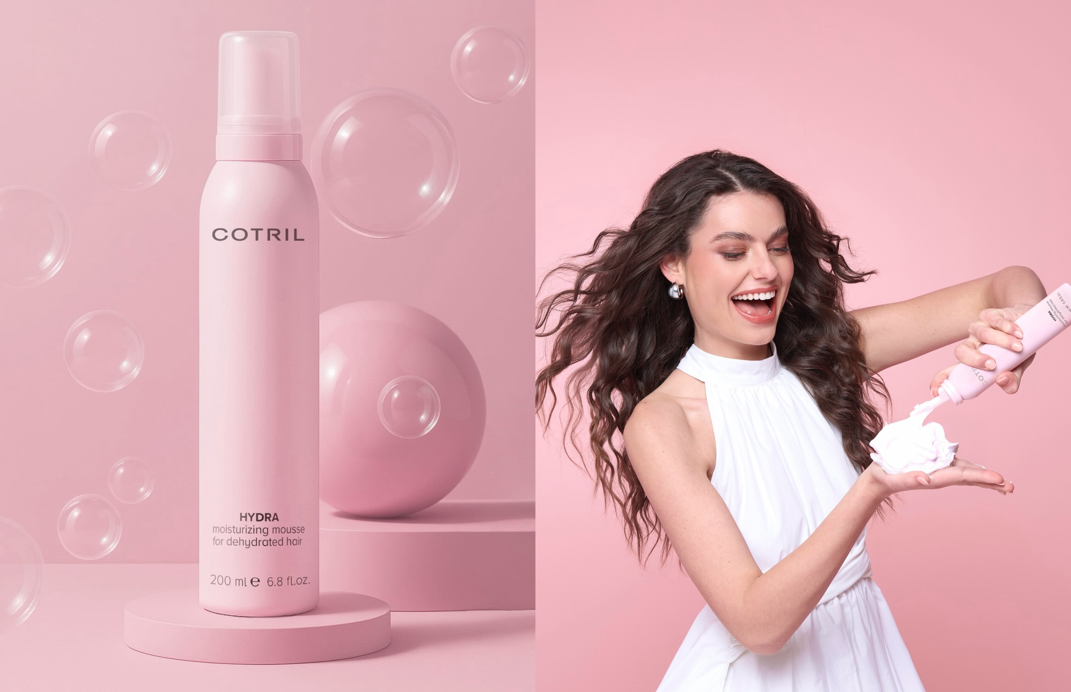 Cotril Hydra hydratační pěna pro suché vlasy