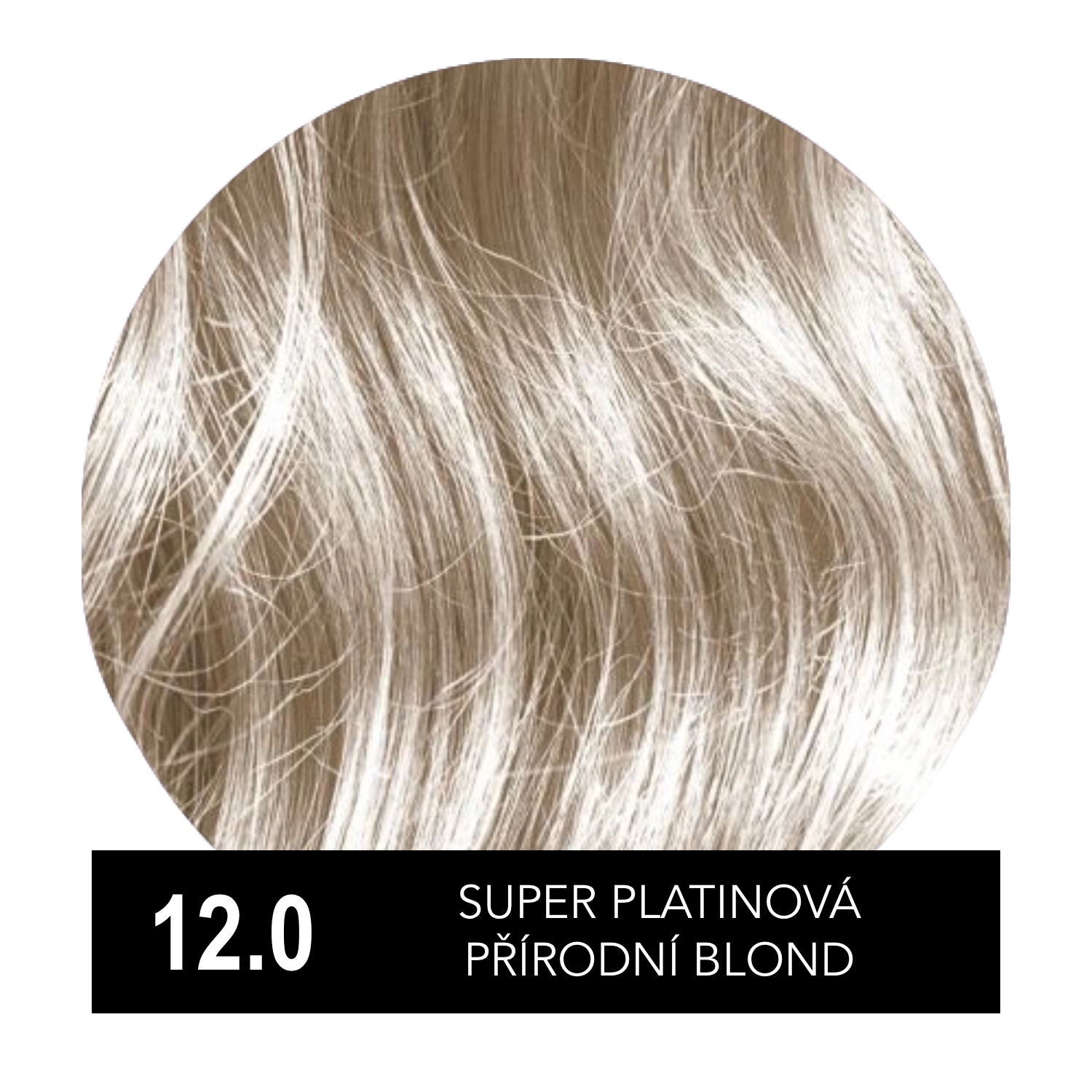 Hely Color permanentní barva na vlasy - super platinová přírodní blond (12.0/12N) 60 ml