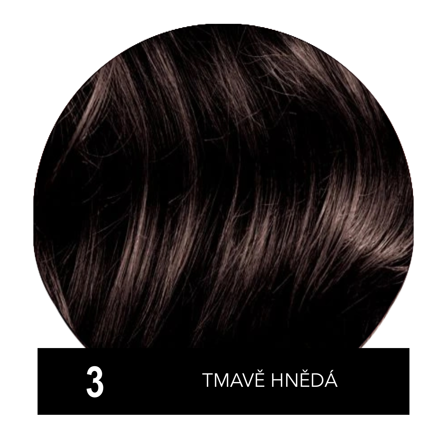 Hely Color permanentní barva na vlasy - tmavě hnědá (3/3N) 60 ml