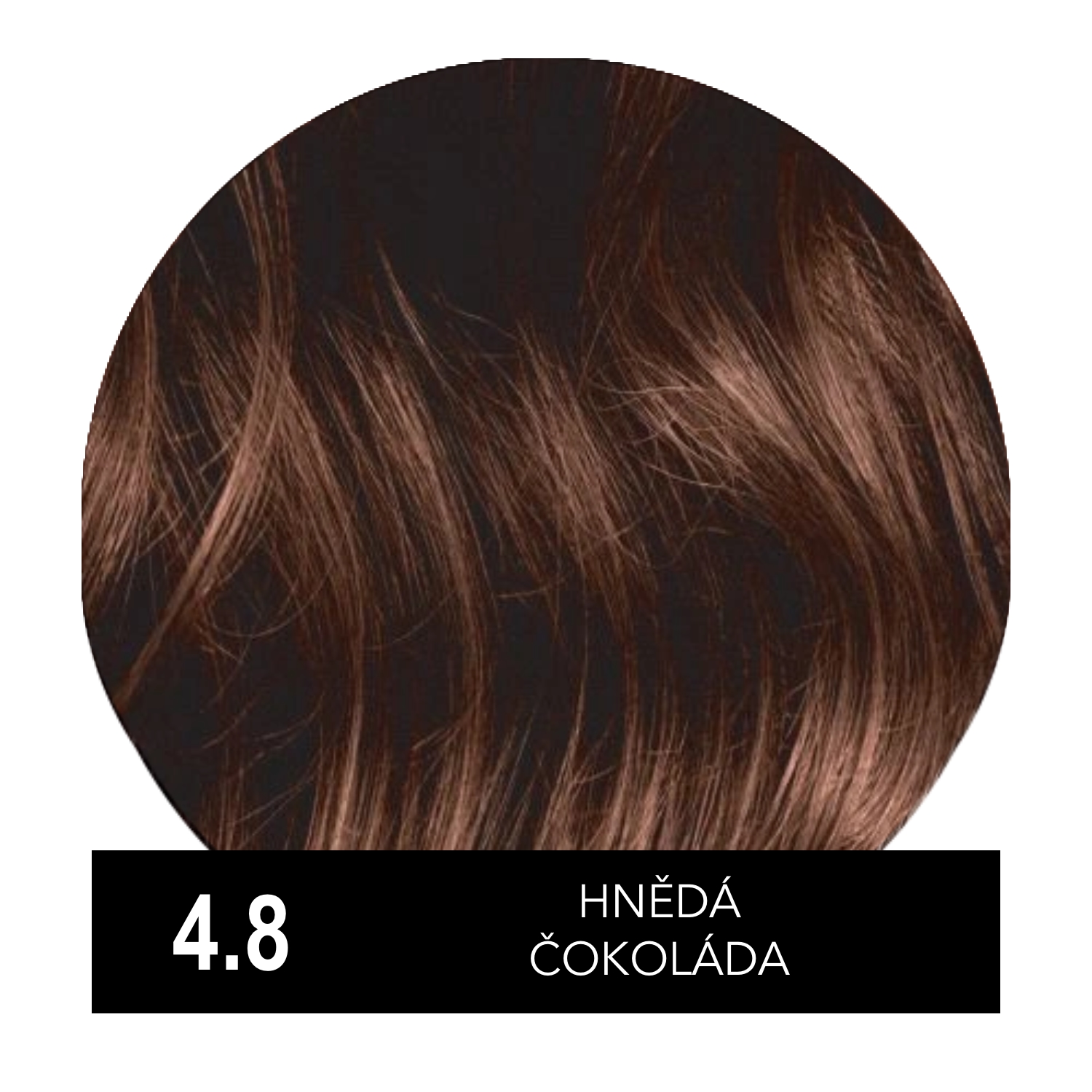 Hely Color permanentní barva na vlasy - hnědá čokoláda (4.8/4CH) 60 ml