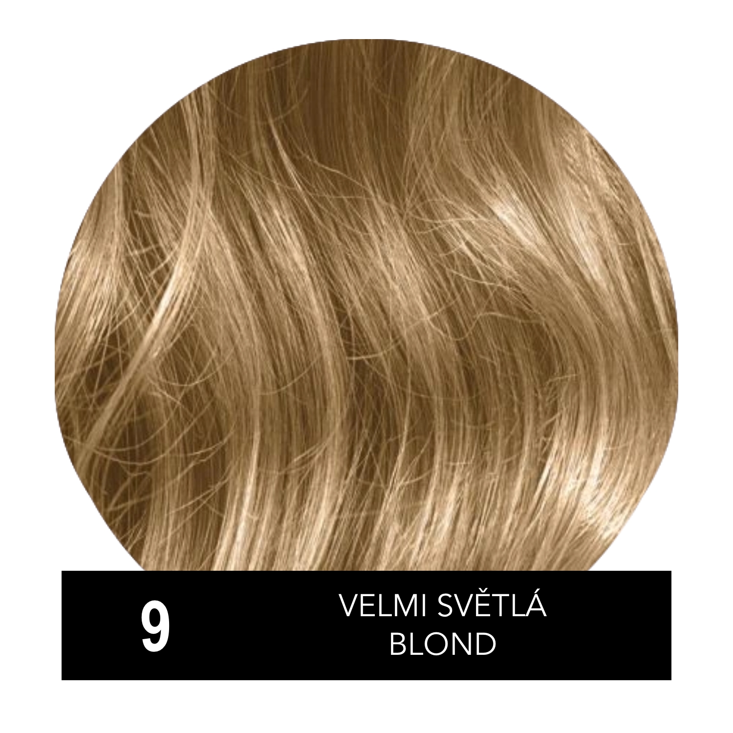 Hely Color permanentní barva na vlasy - velmi světlá blond (9/9N) 60 ml