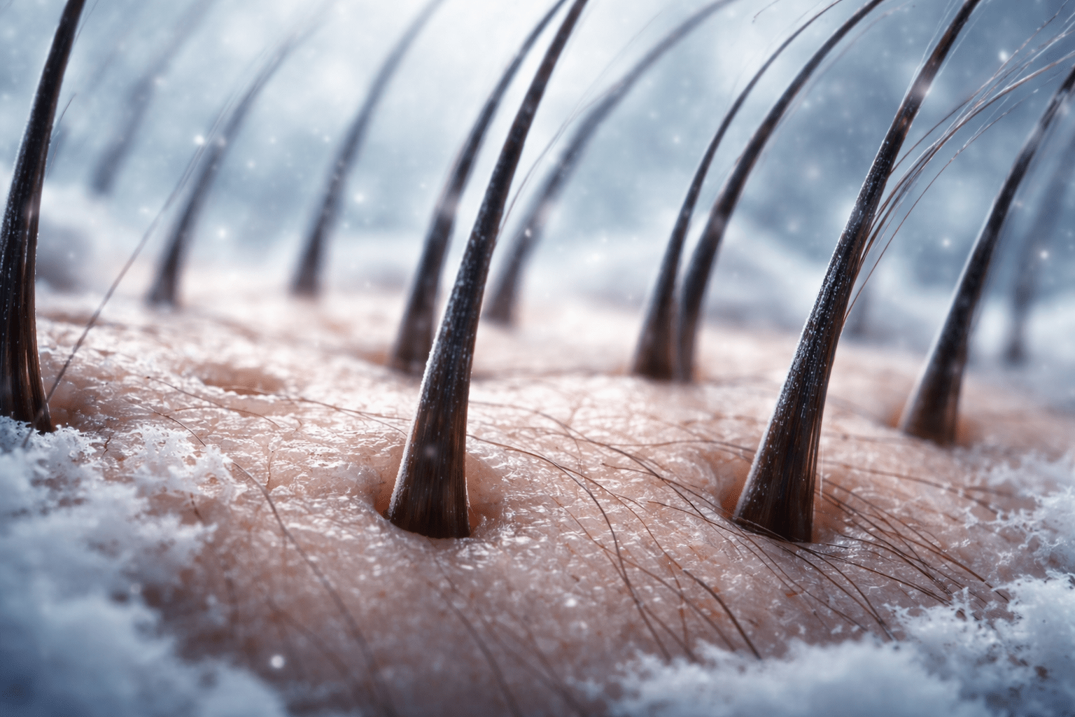 Zimní vypadávání vlasů