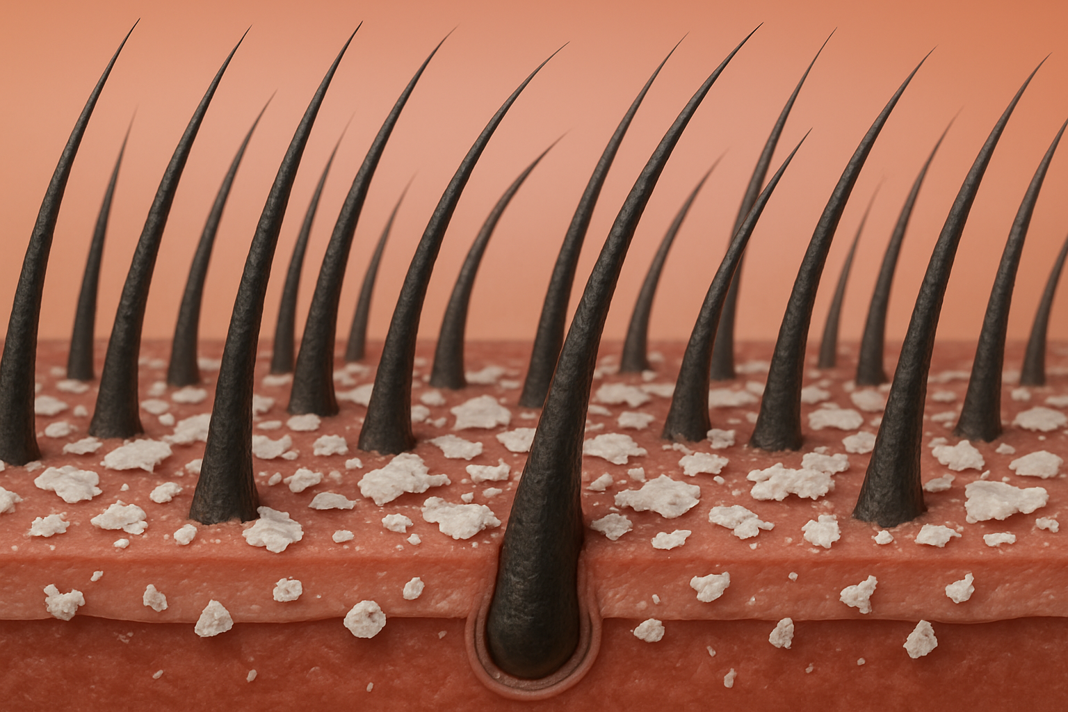 Vlasová pokožka s lupy