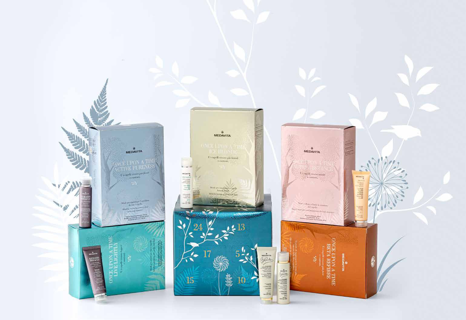 Vánoční nabídka profesionální vlasové kosmetiky Medavita