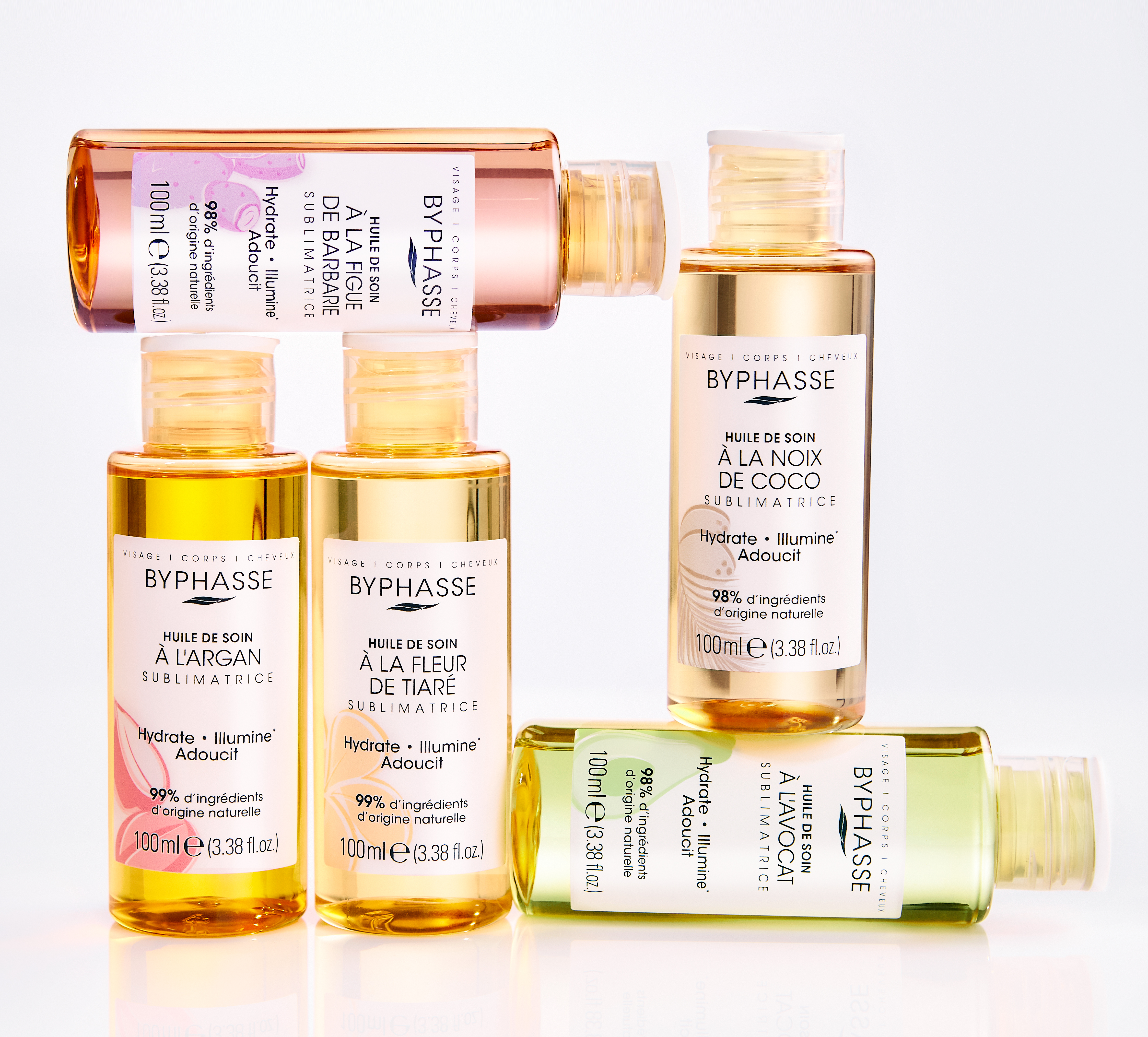 Byphasse Sublimatrice přírodní multifunkční oleje na vlasy, tělo a pleť