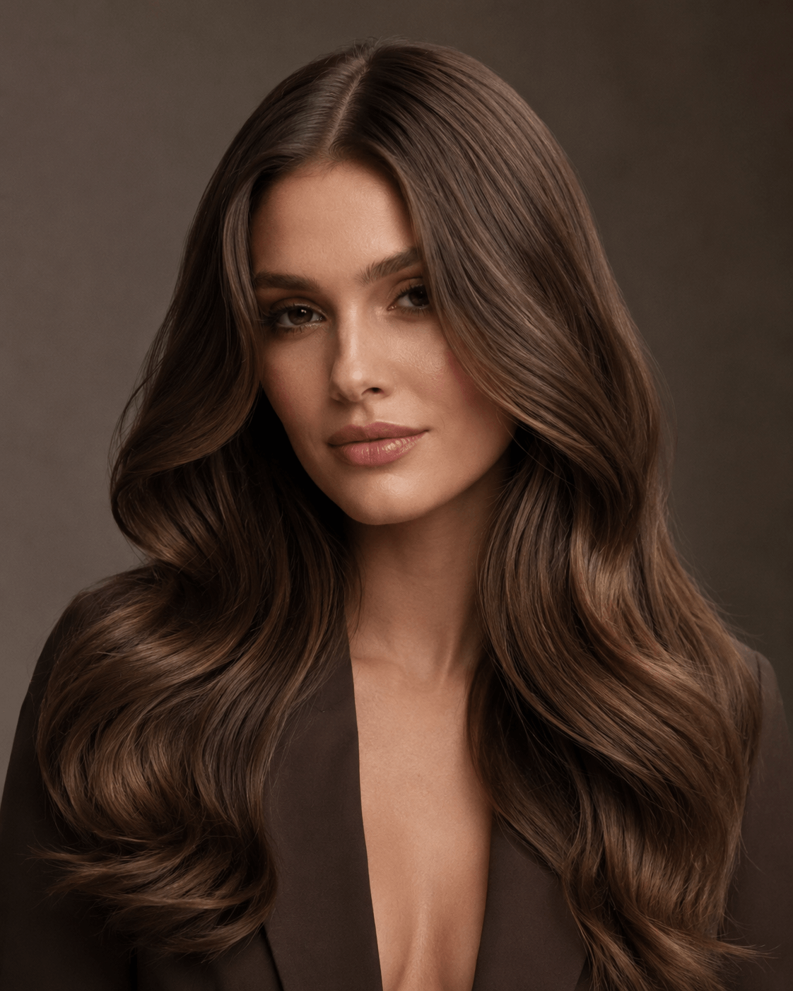 Semišová bruneta (Suede Brunette)