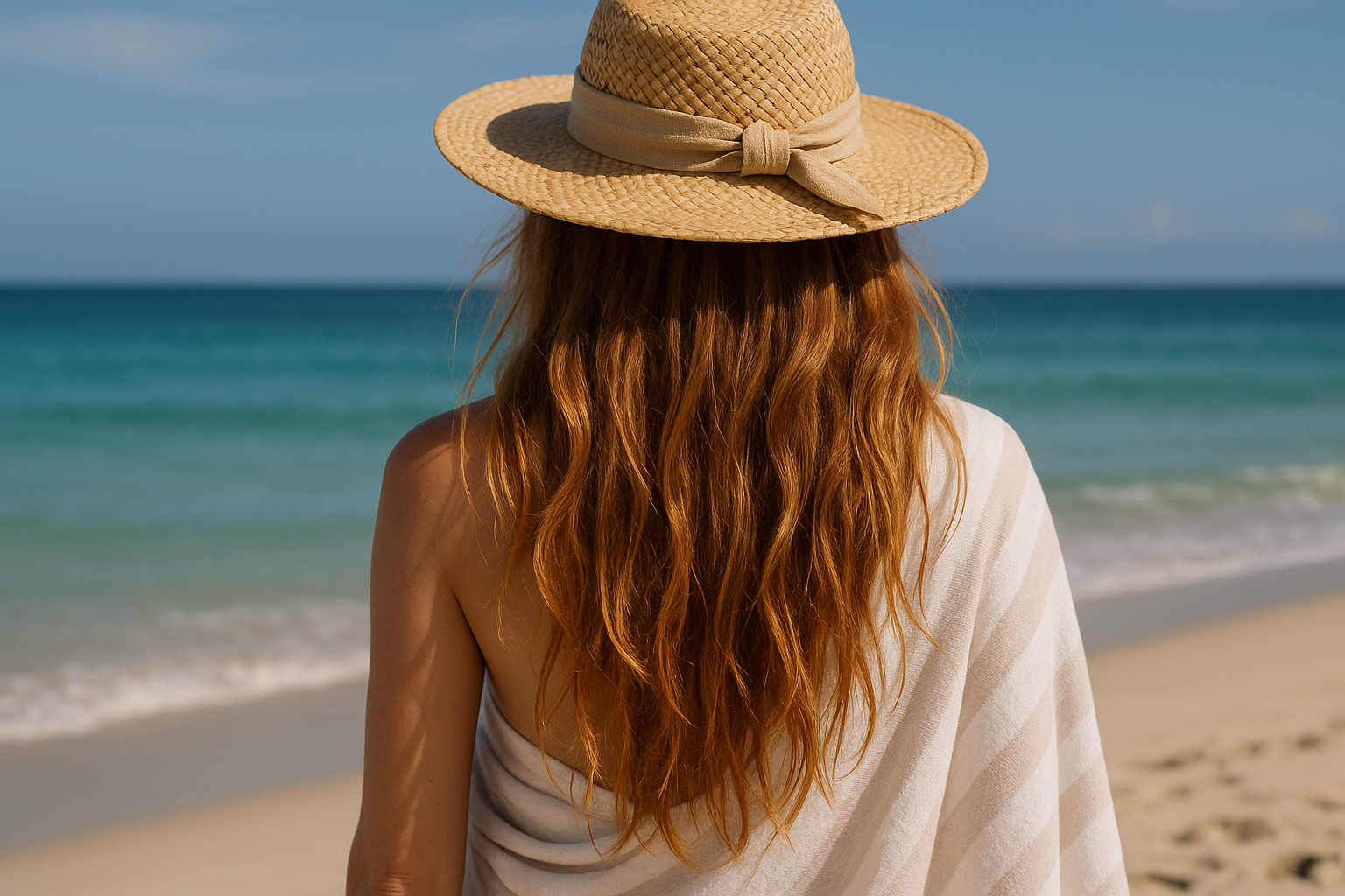 Vlasová péče v létě