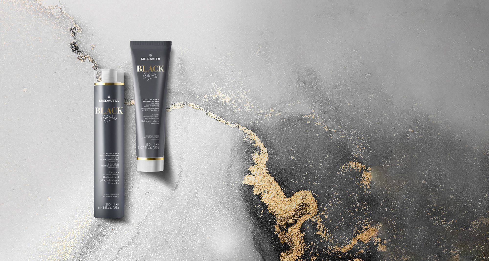 Medavita Blondie Black pro extra studenou blond