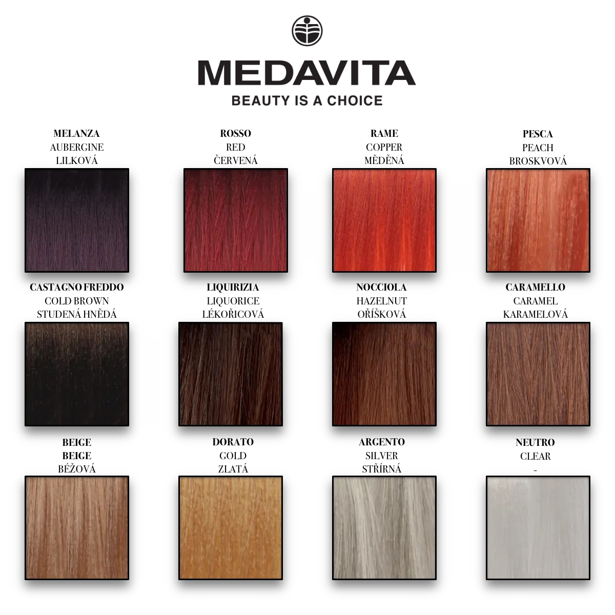 MedaVita Choice barvící maska béžová (beige) 30 ml