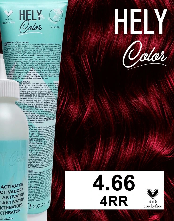 Hely Color 4.66/4RR Hnědá červená intenzivní