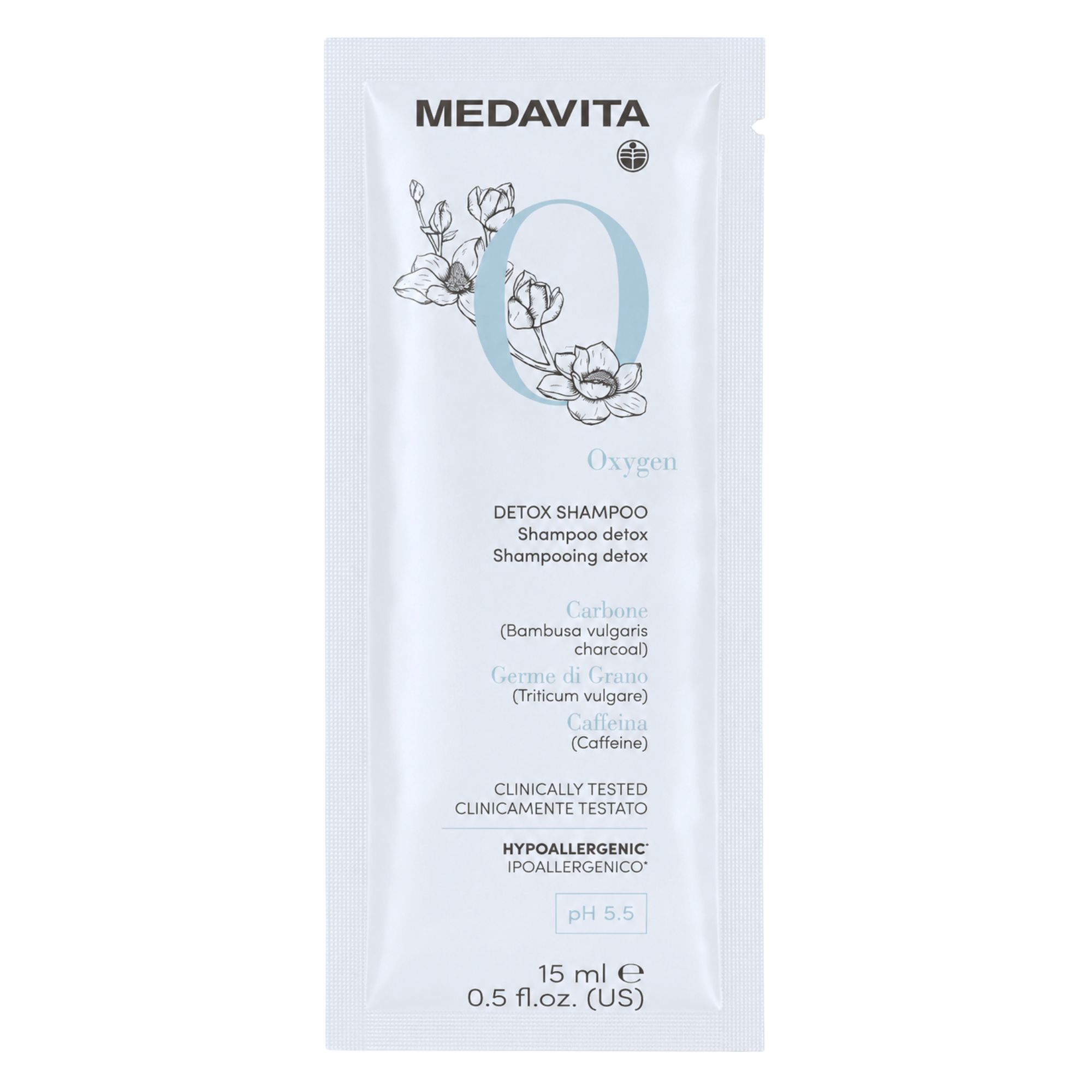 VZOREK MedaVita Oxygen okysličující a detoxikační šampón 15 ml