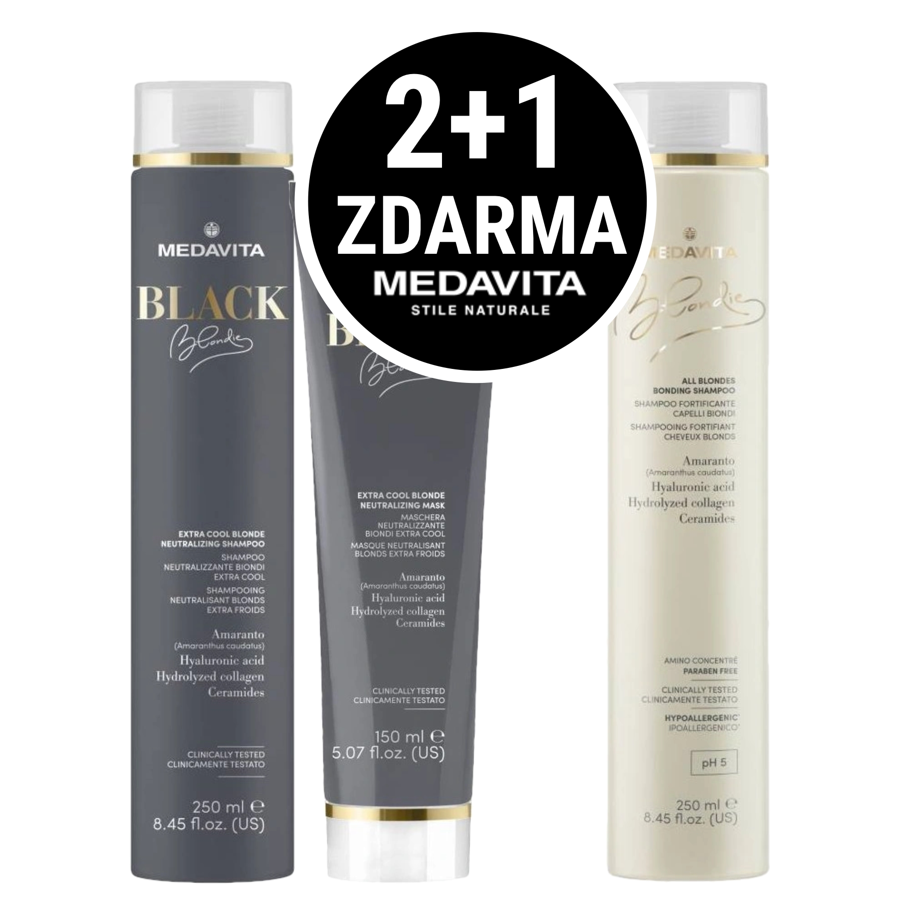 Medavita Blondie Black sada