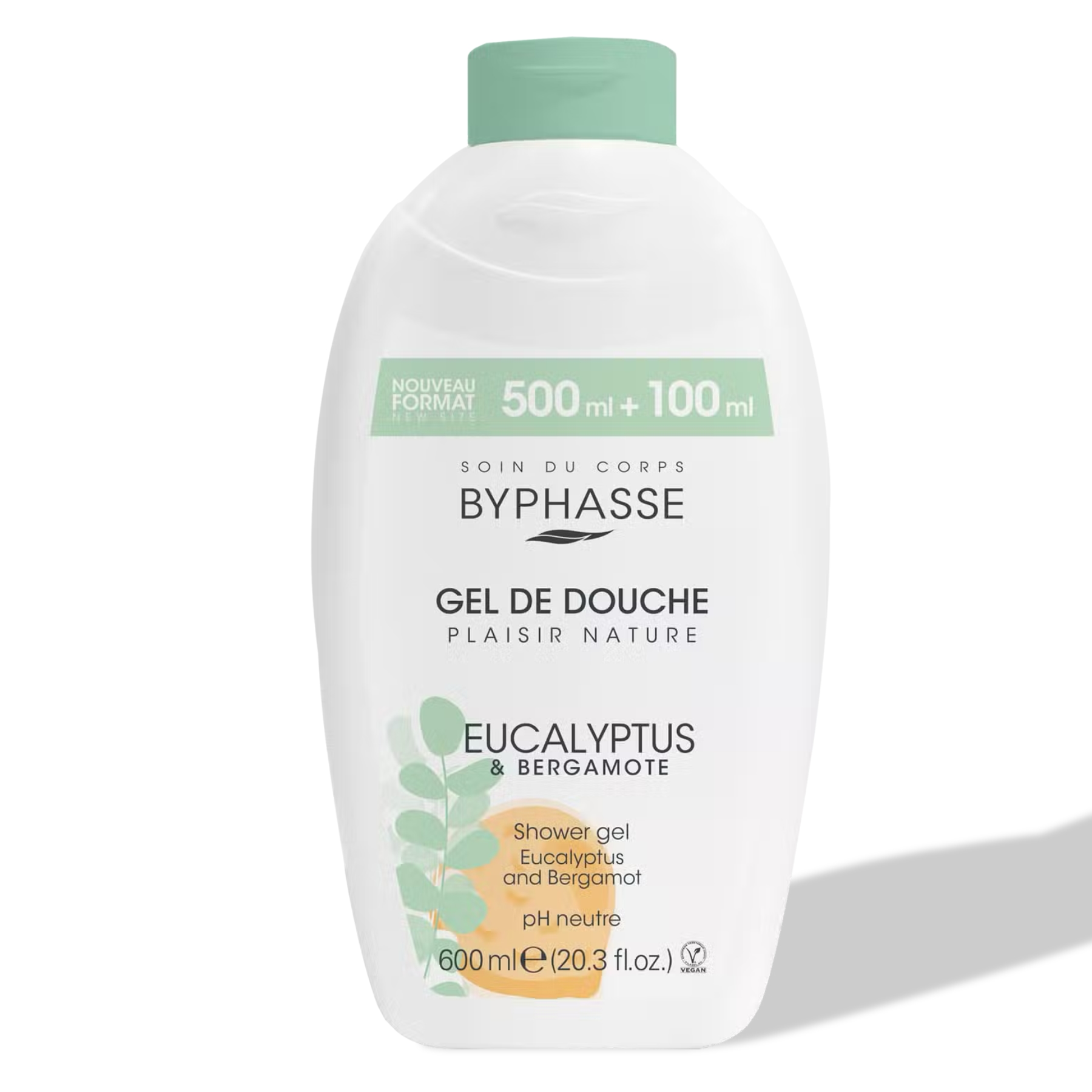 Byphasse sprchový gel eukalyptus a bergamot 600 ml