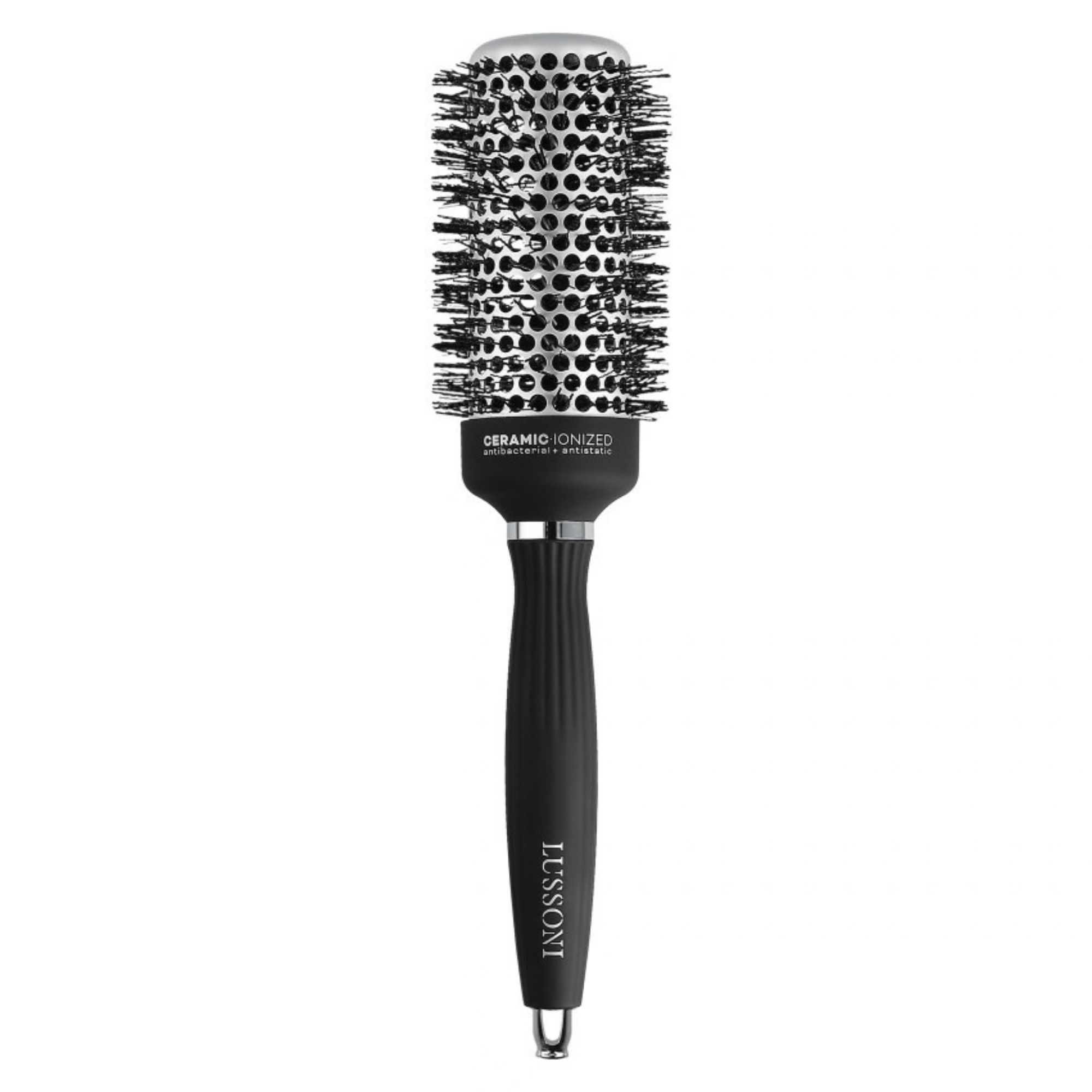 Lussoni Hot Volume kulatý keramický kartáč se zvlněnými štětinami 43 mm