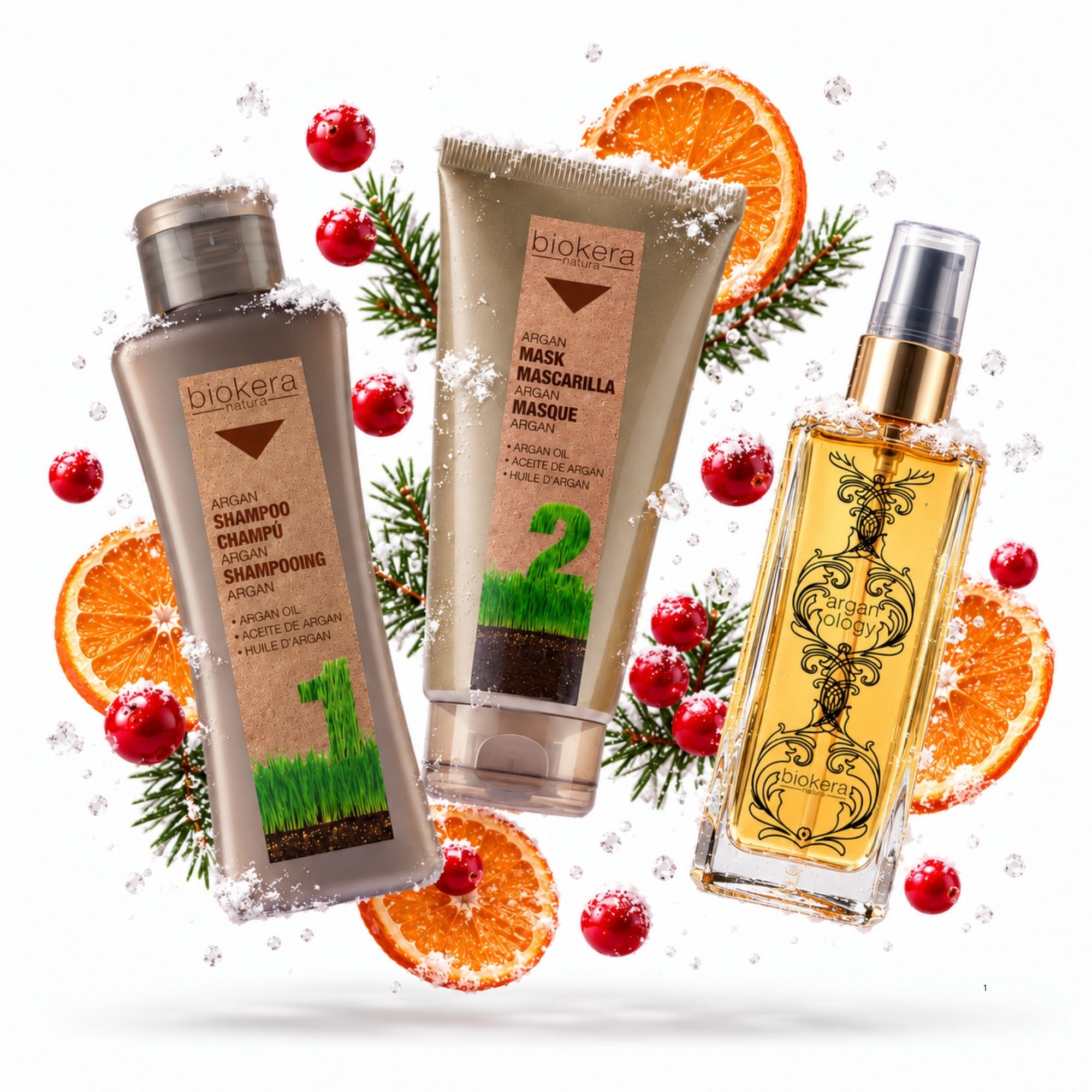 Biokera Argan kosmetická sada pro krásné vlasy