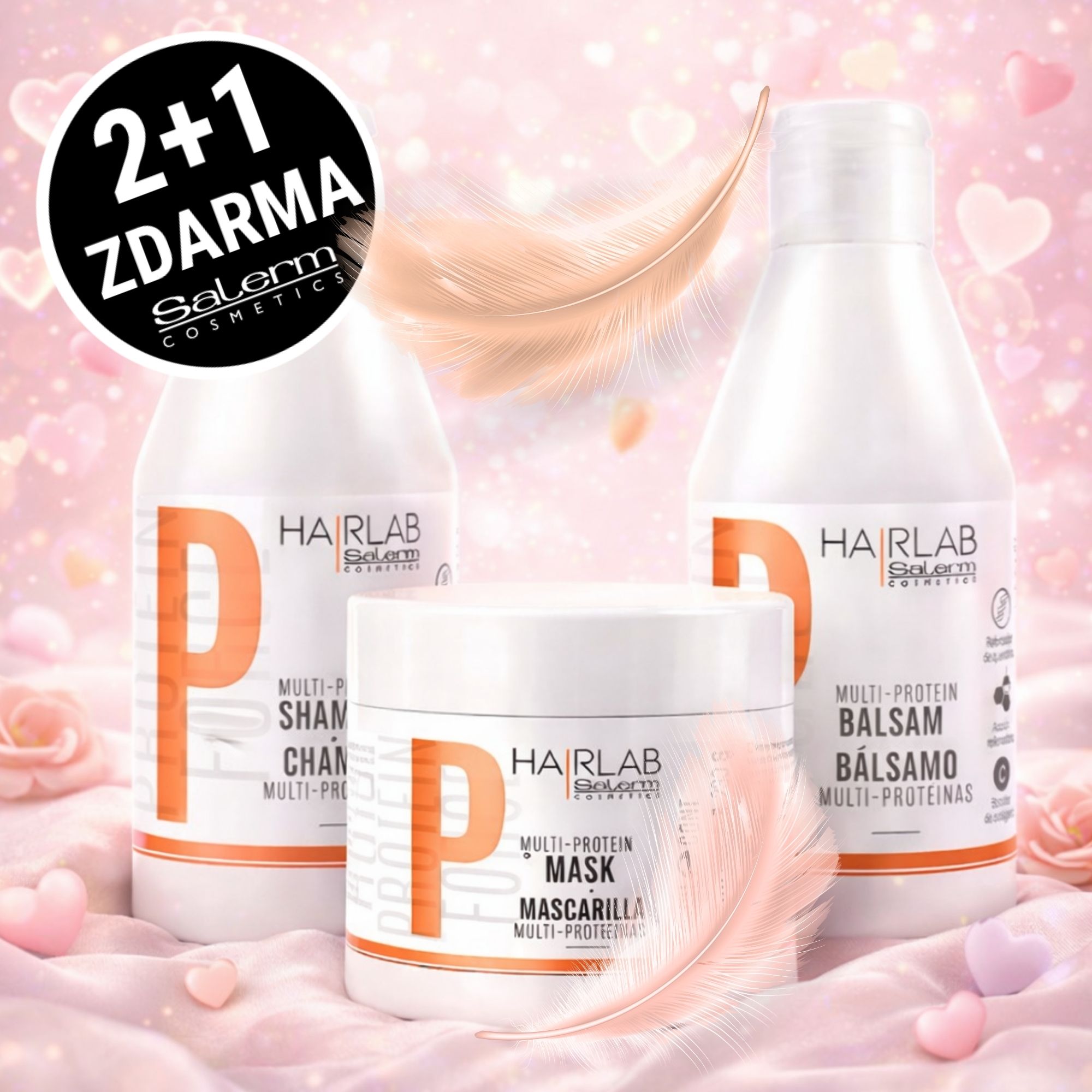 Salerm PROTEIN FORCE sada pro poškozené vlasy