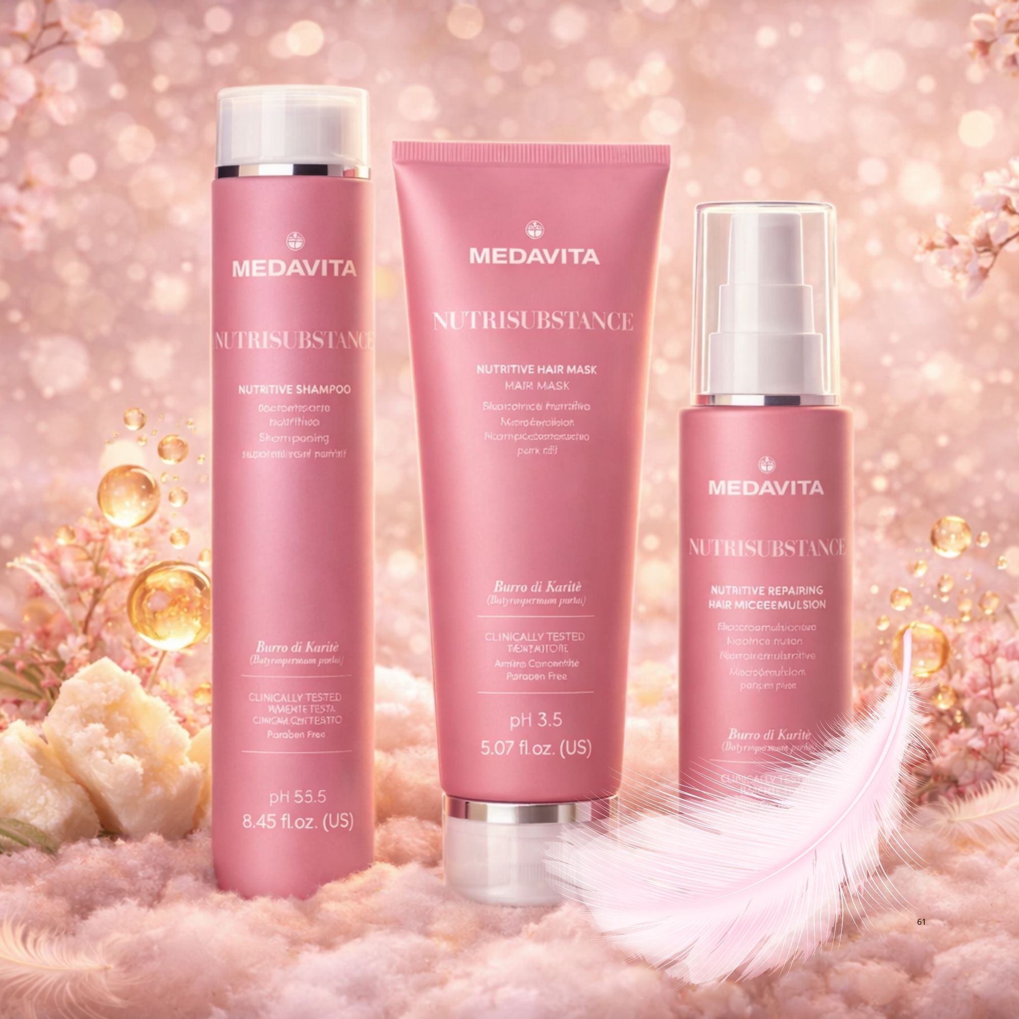 MedaVita Nutrisubstance kosmetická sada pro výživu vlasů