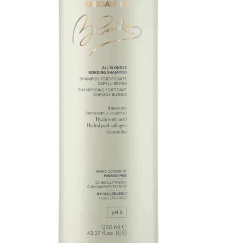 Medavita Blondie All Blondes posilující šampón pro blond vlasy 1250 ml