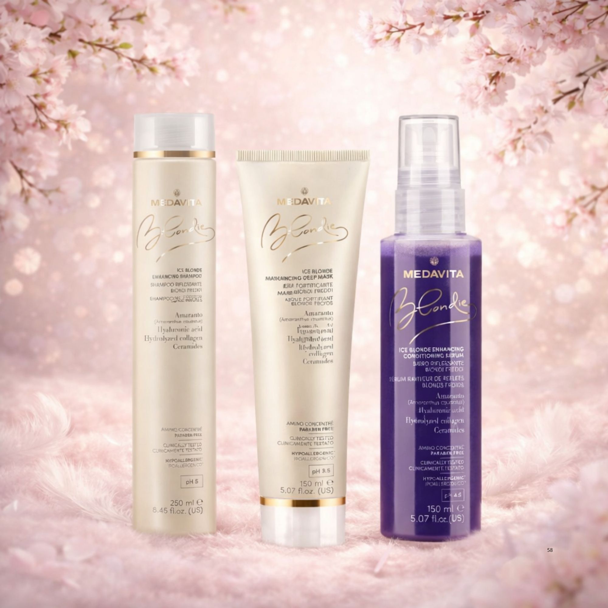 MedaVita Blondie Ice Blondes kosmetická sada pro studenou blond