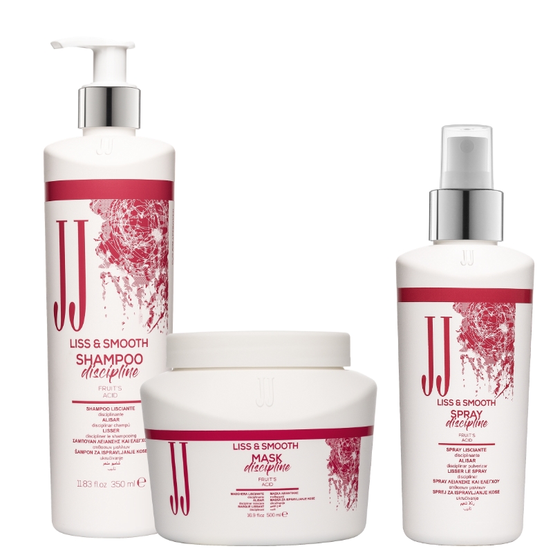 Akce 2+1 Zdarma! JJ Liss & Smooth kosmetická sada pro vyhlazení vlasů
