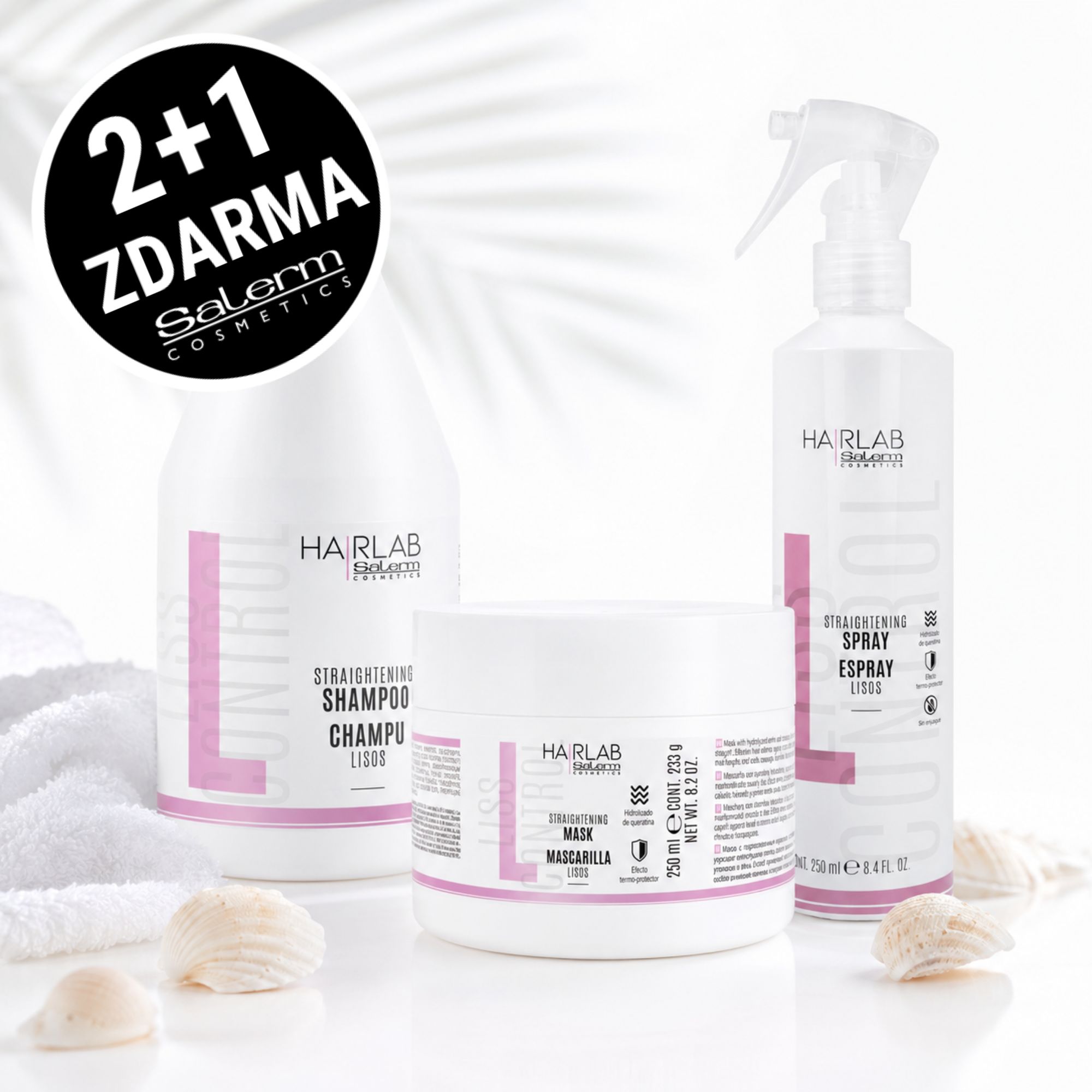 Salerm LISS CONTROL sada proti krepatění vlasů