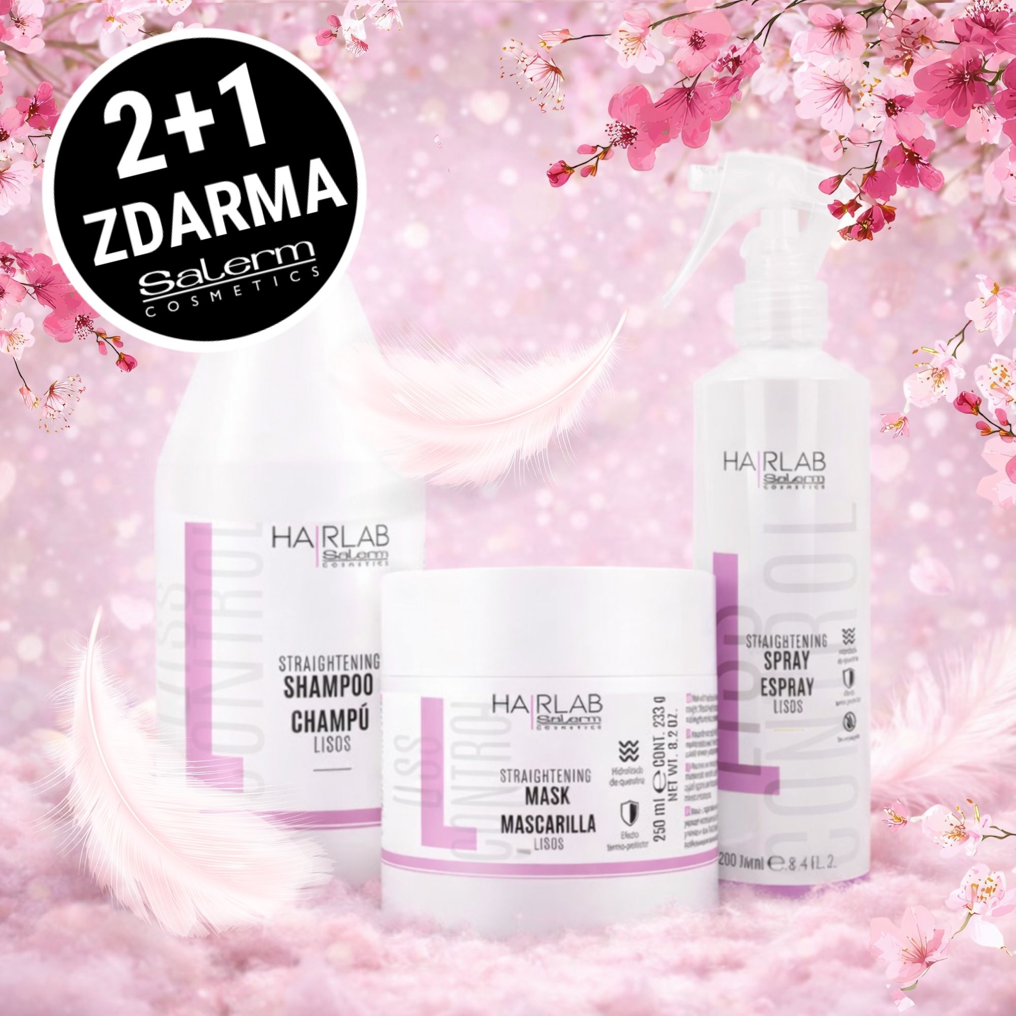 Salerm LISS CONTROL sada proti krepatění vlasů