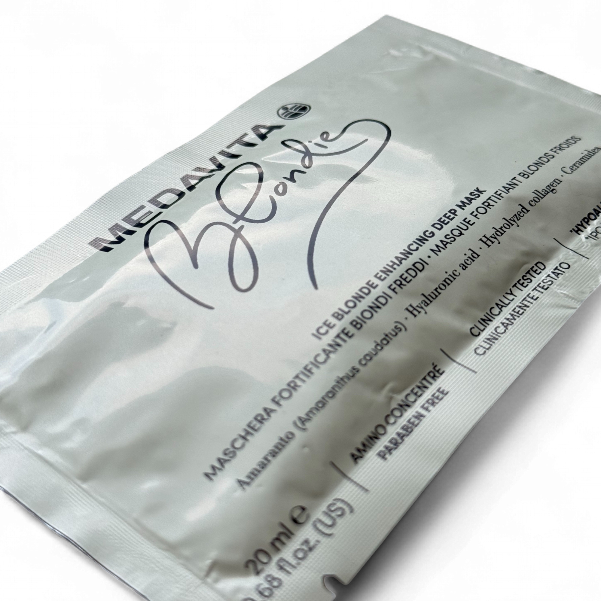 VZOREK Medavita Blondie Ice Blondes maska pro studené blond vlasy 20 ml