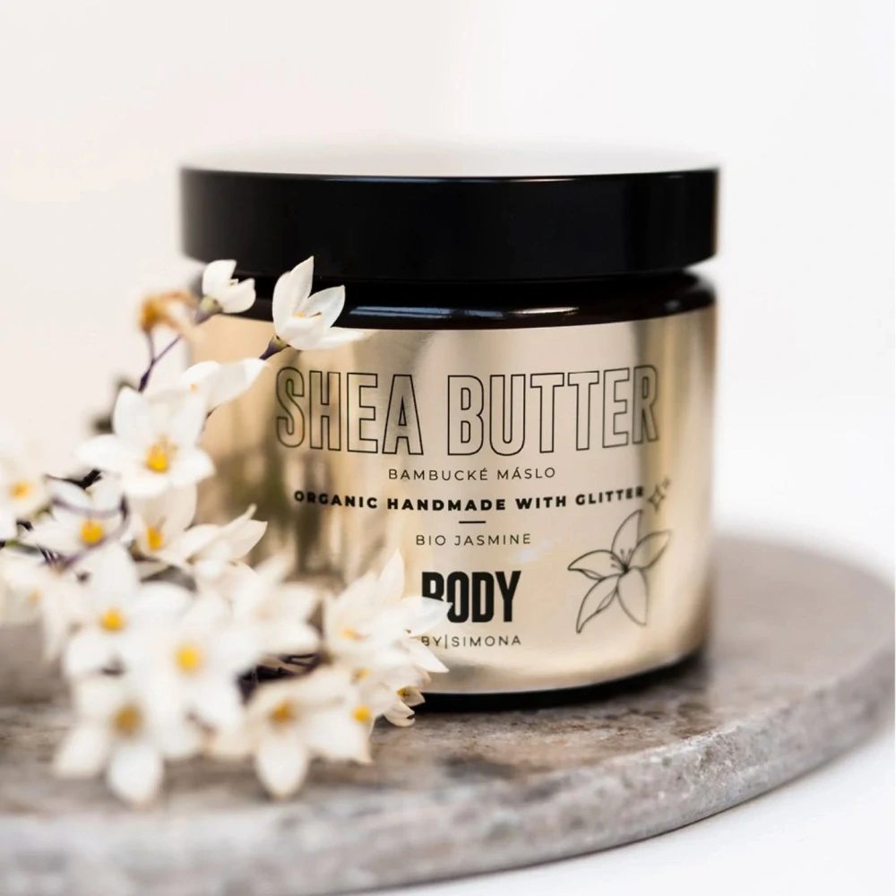 Body by Simona Bio Jasmine bambucké máslo pro oslnivý lesk 250 ml