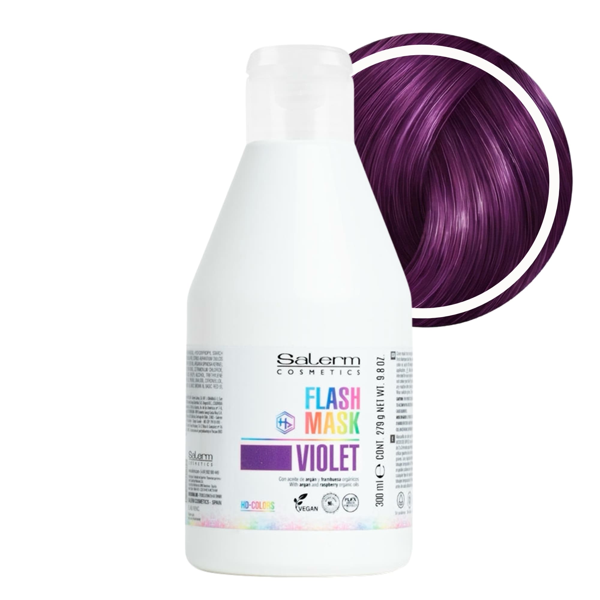 Salerm HD Colors Flash Mask fialová