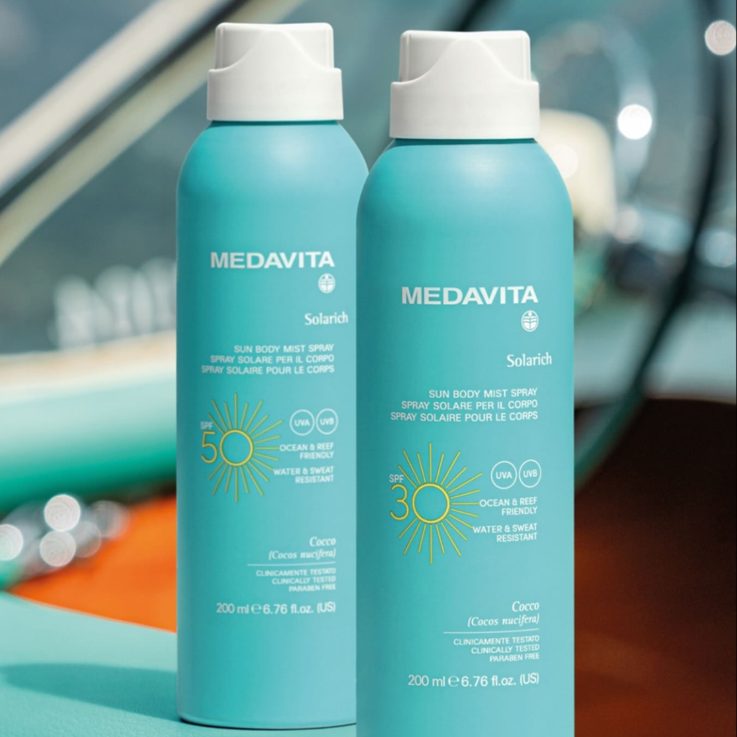 Medavita Solarich tělová mlha s ochranou SPF 30 200 ml