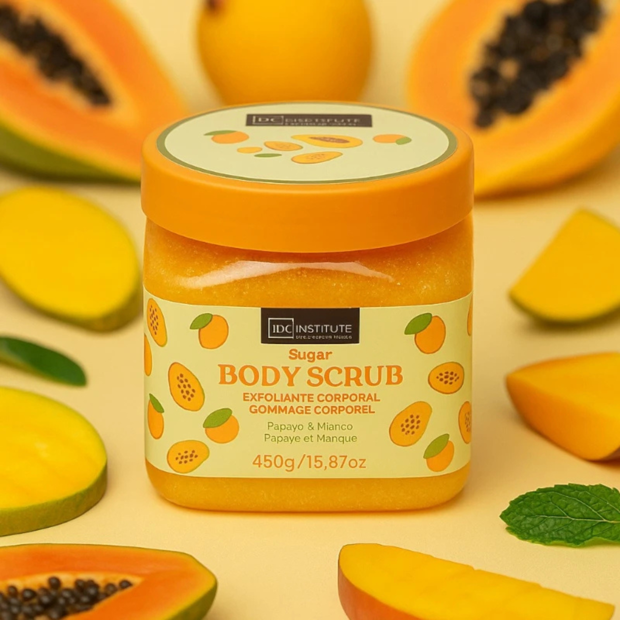 IDC Skin Food cukrový tělový scrub Mango & Papaya 470 g