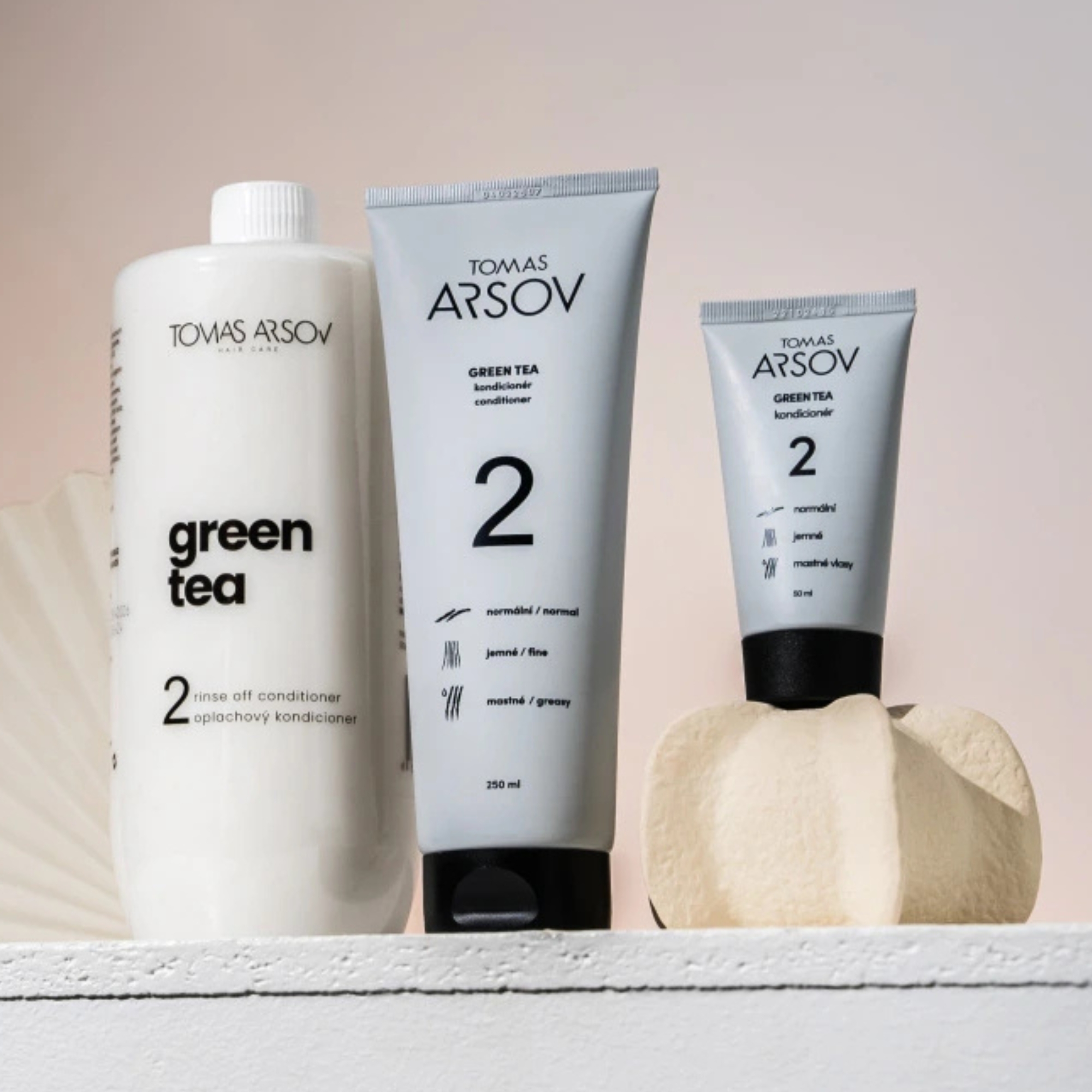 Tomas Arsov GREEN TEA kondicionér pro jemné a mastné vlasy 50 ml