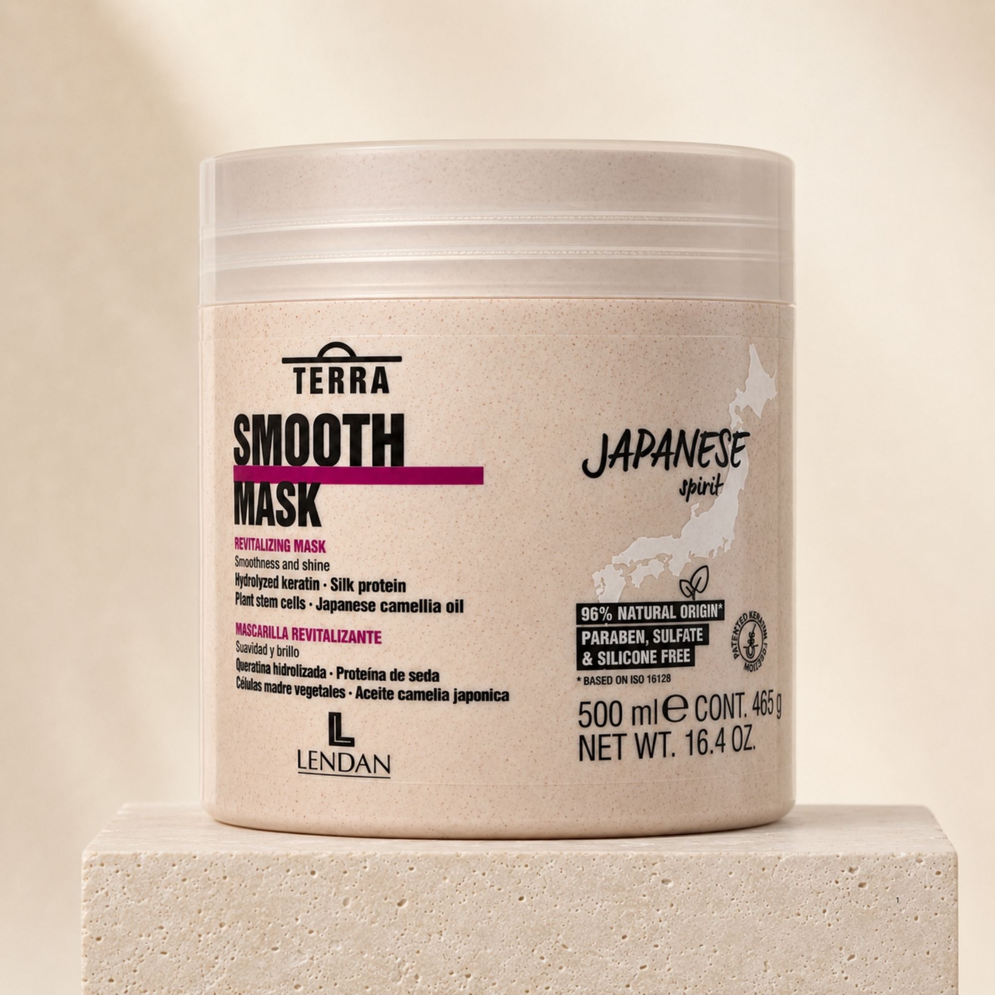 Lendan Terra Smooth uhlazující maska pro krepaté vlasy 500 ml