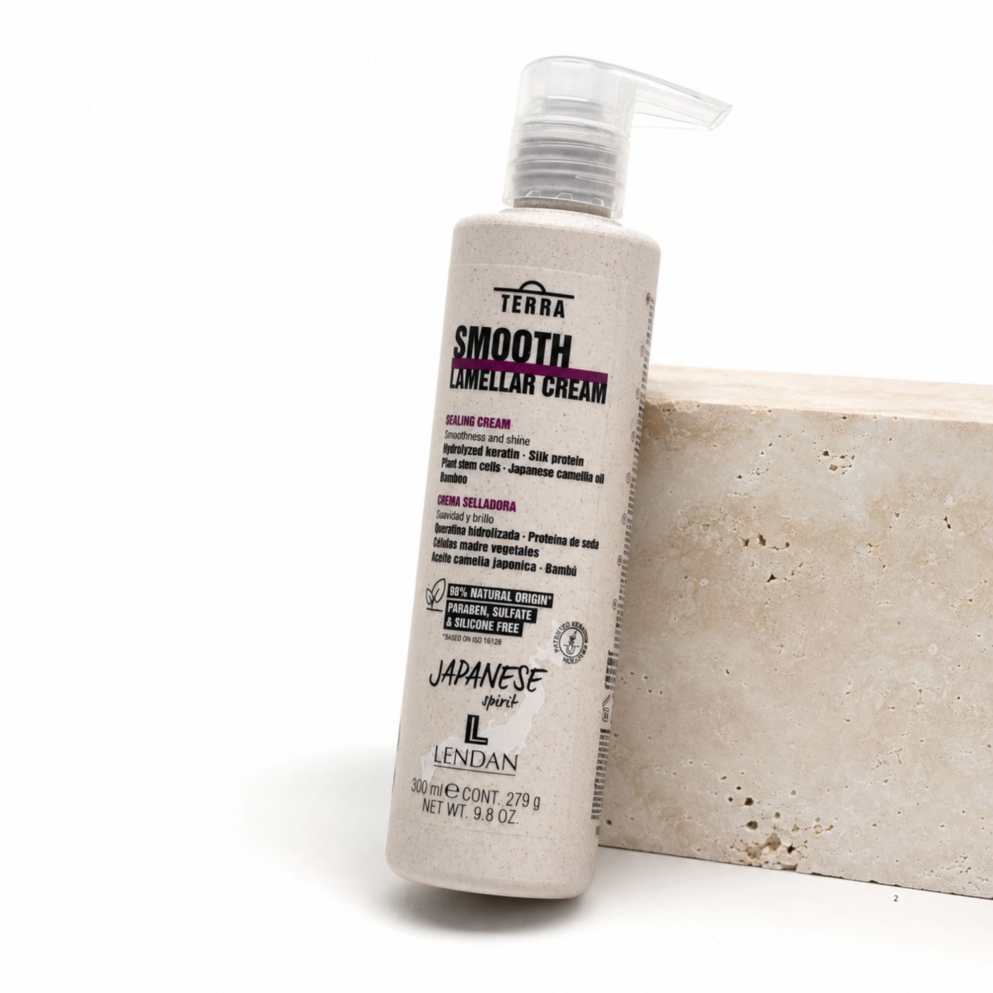 Lendan Terra Smooth uhlazující krém pro laminaci vlasů 300 ml