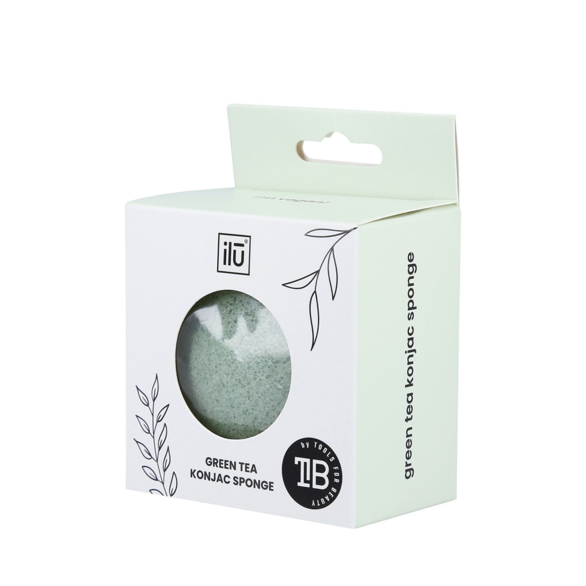 ilū Konjac Green Tea houbička na obličej zelený čaj