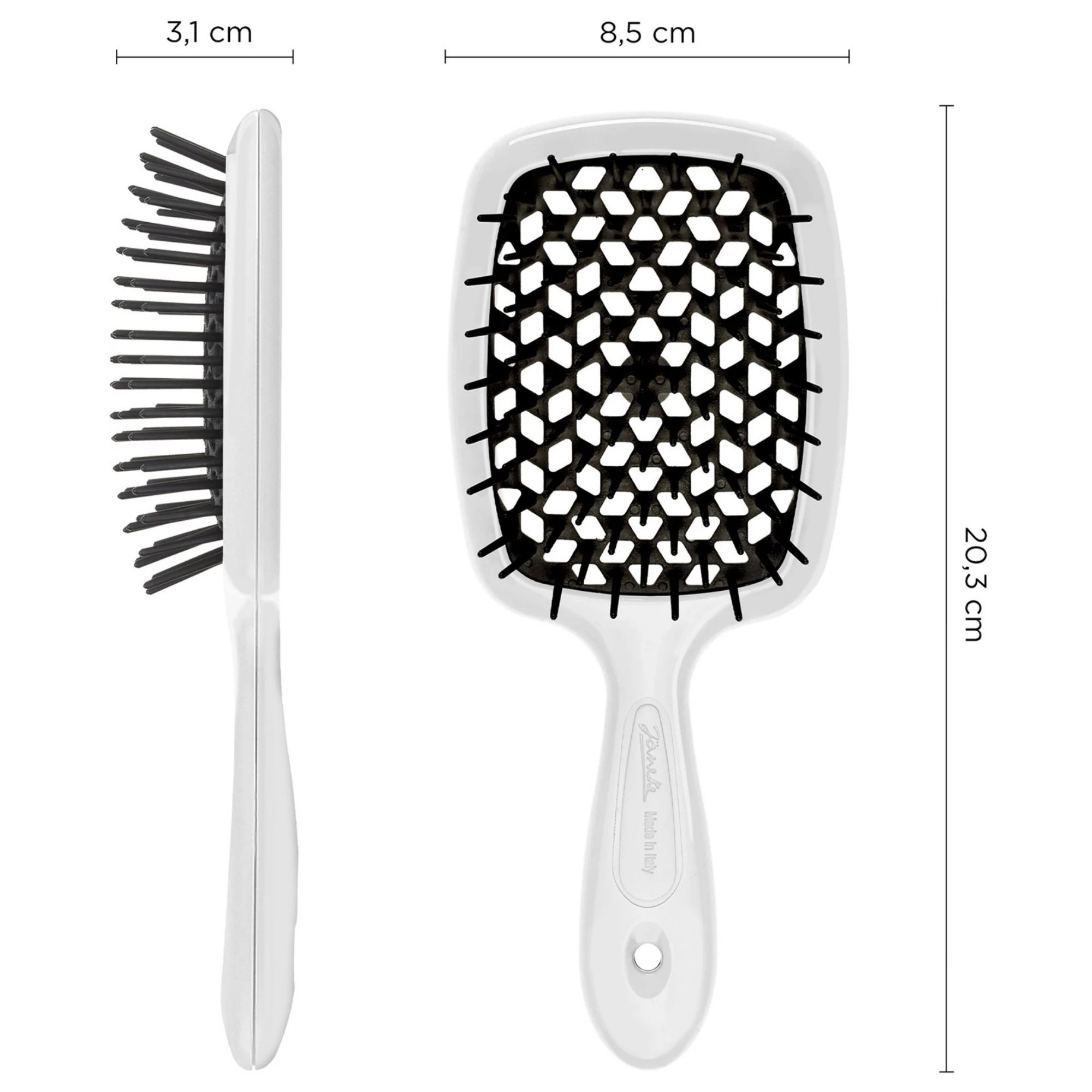 Janeke SuperBrush plochý kartáč na vlasy