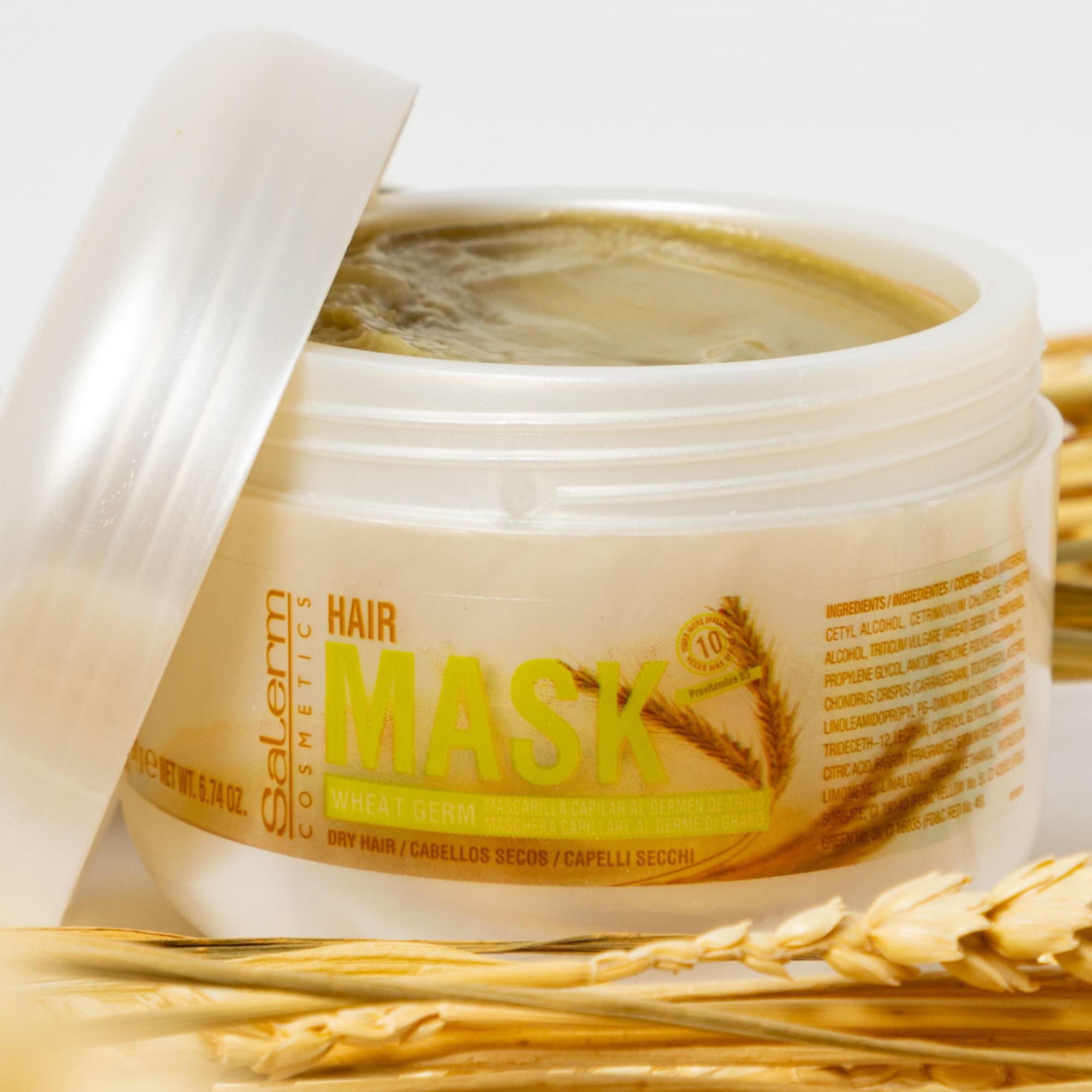 Salerm WHEAT NUTRITION vyživující maska pro suché vlasy 200 ml