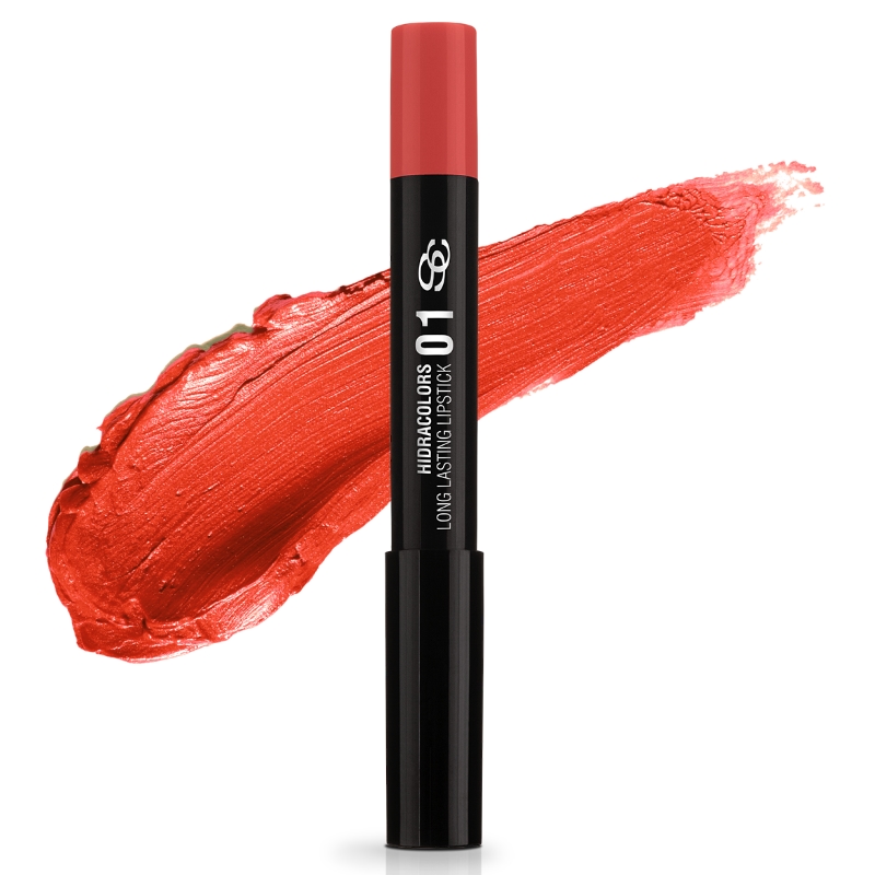 Salerm Hidracolors rtěnka 01 Glossy Coral 1,3 g