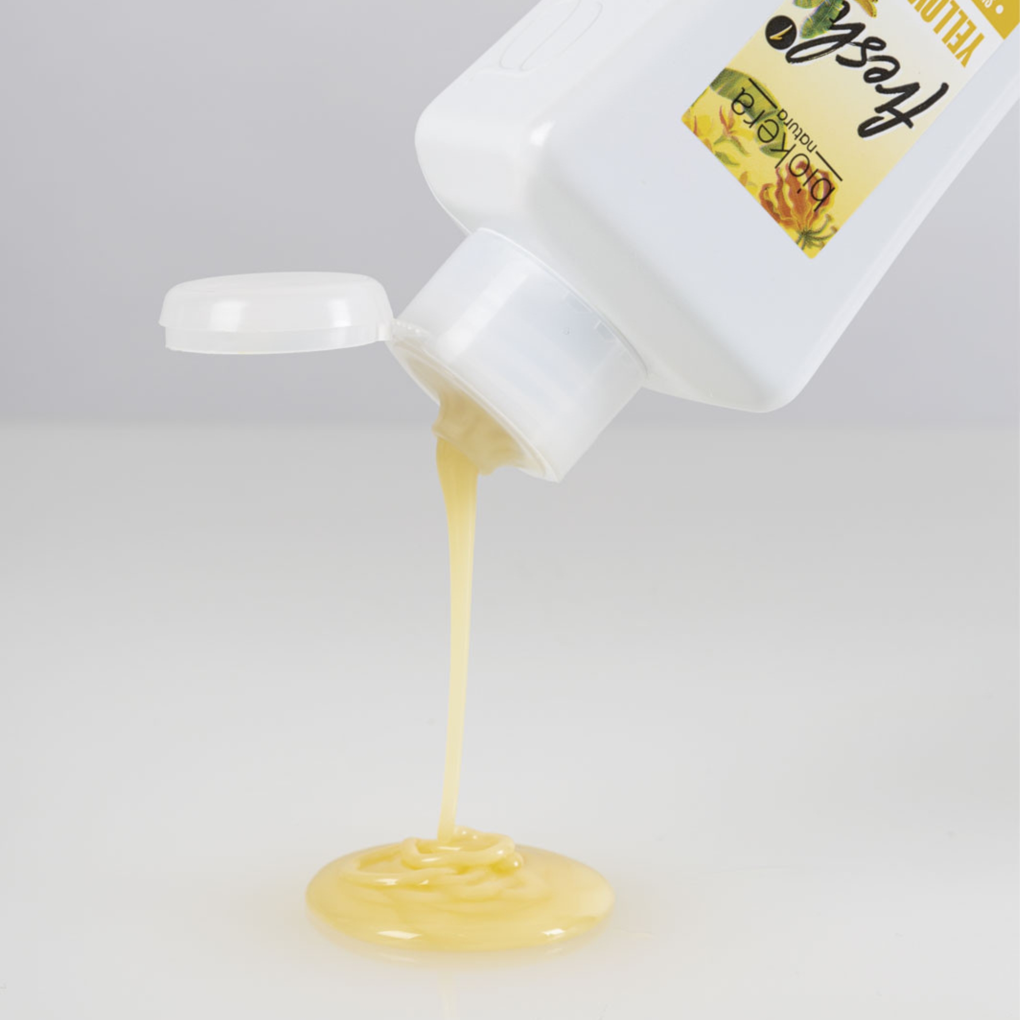 Salerm Biokera Yellow Shot šampón pro poškozené vlasy 300 ml