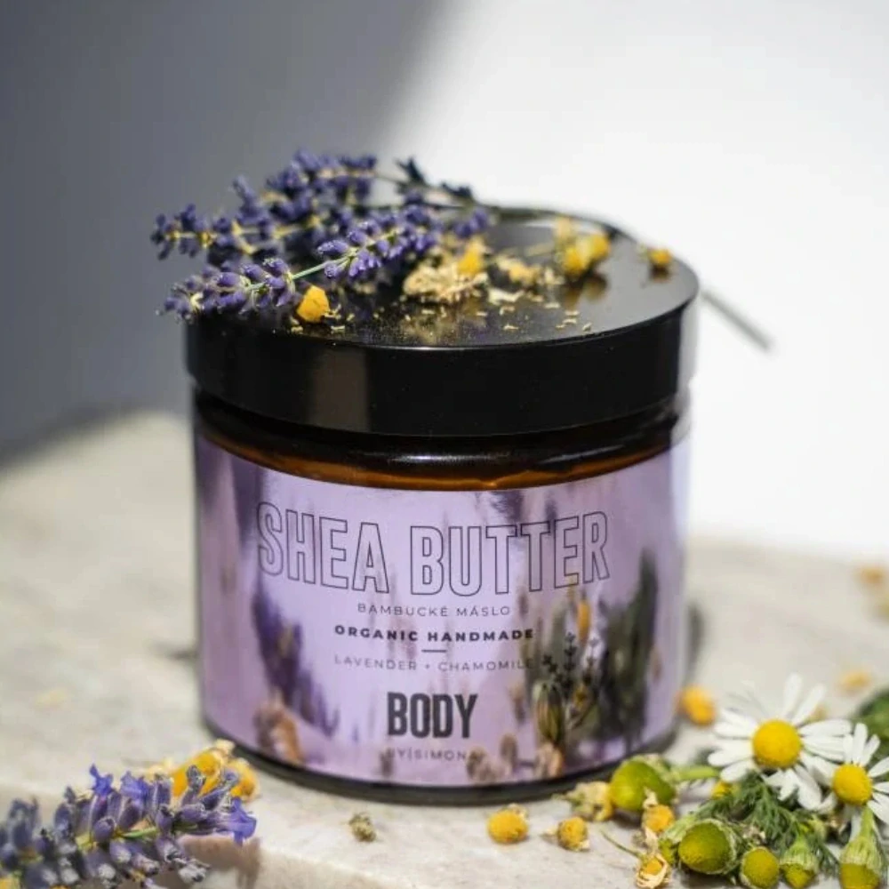 Body by Simona Lavender bambucké máslo pro zklidnění pokožky 250 ml