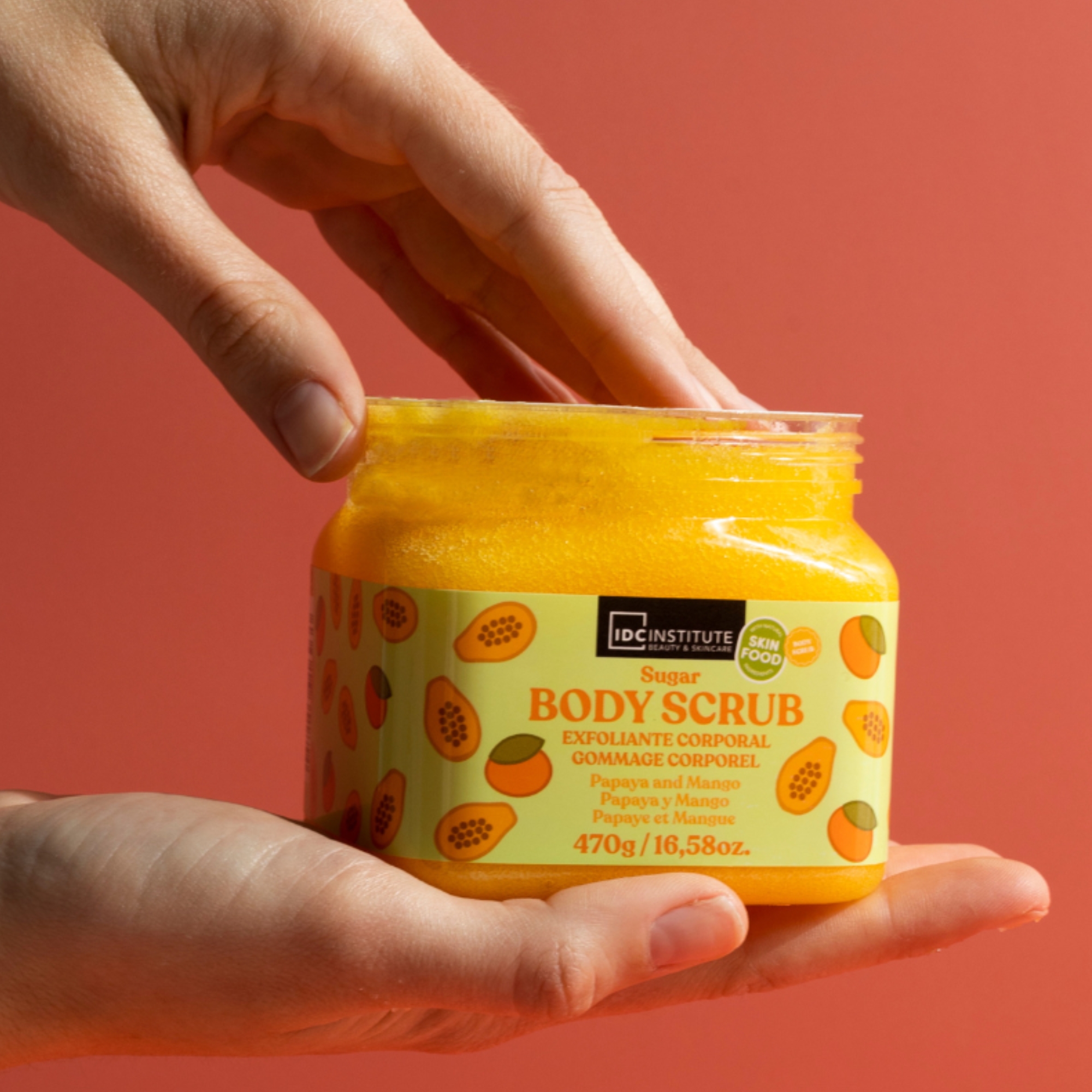IDC Skin Food cukrový tělový scrub Mango & Papaya 470 g