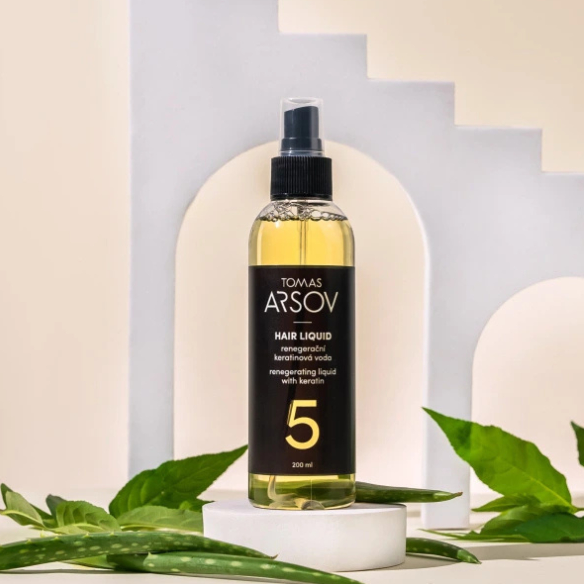 Tomas Arsov HAIR LIQUID keratinová regenerační voda 200 ml