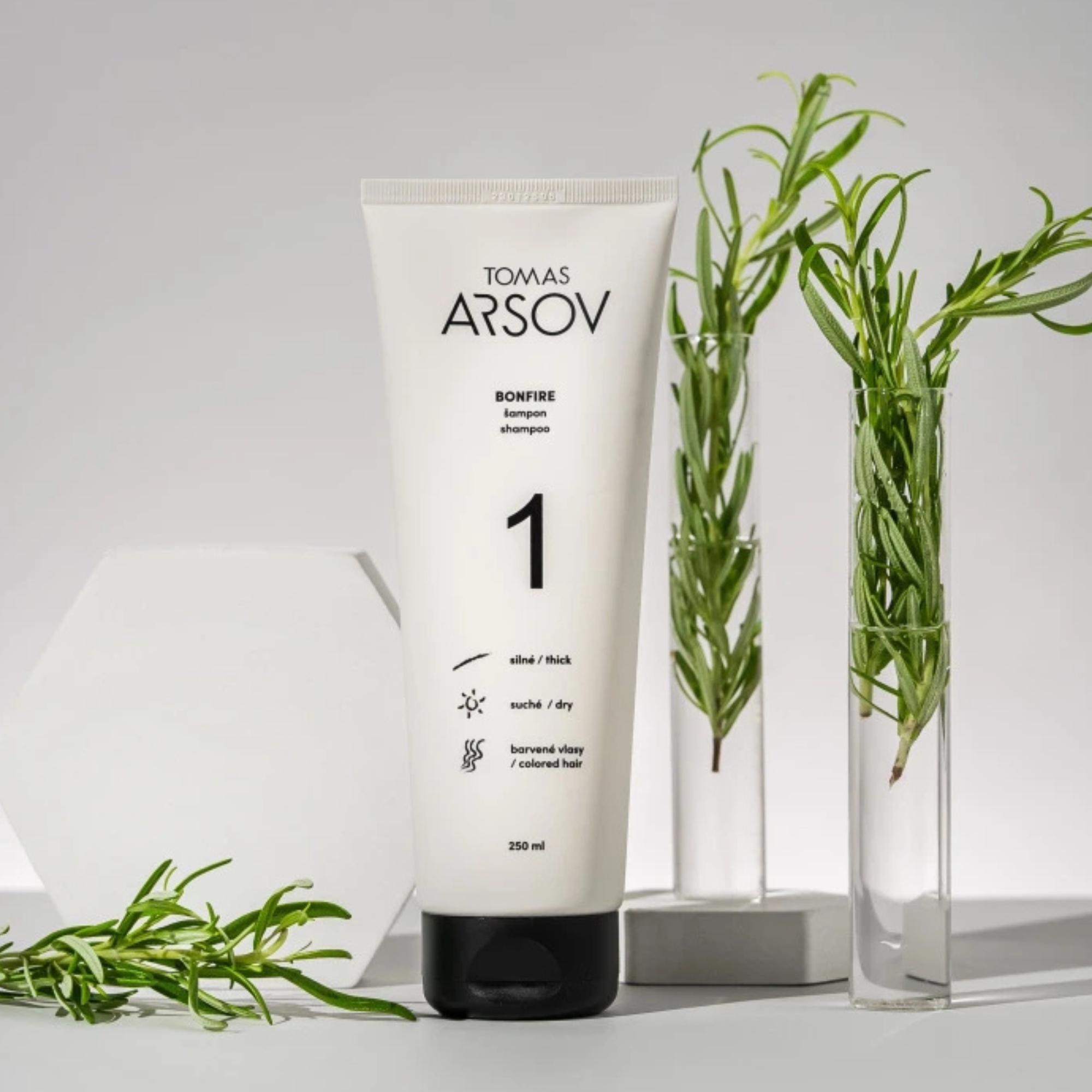 Tomas Arsov BONFIRE šampon pro poškozené vlasy 1000 ml