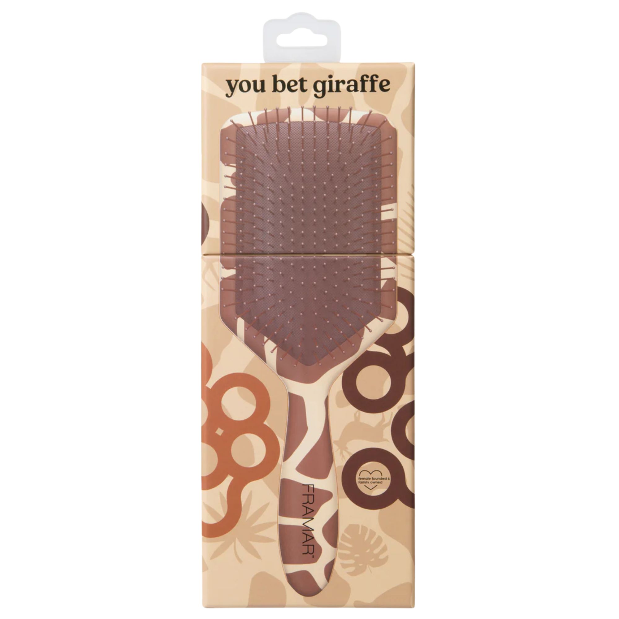Framar You Bet Giraffe plochý kartáč na vlasy