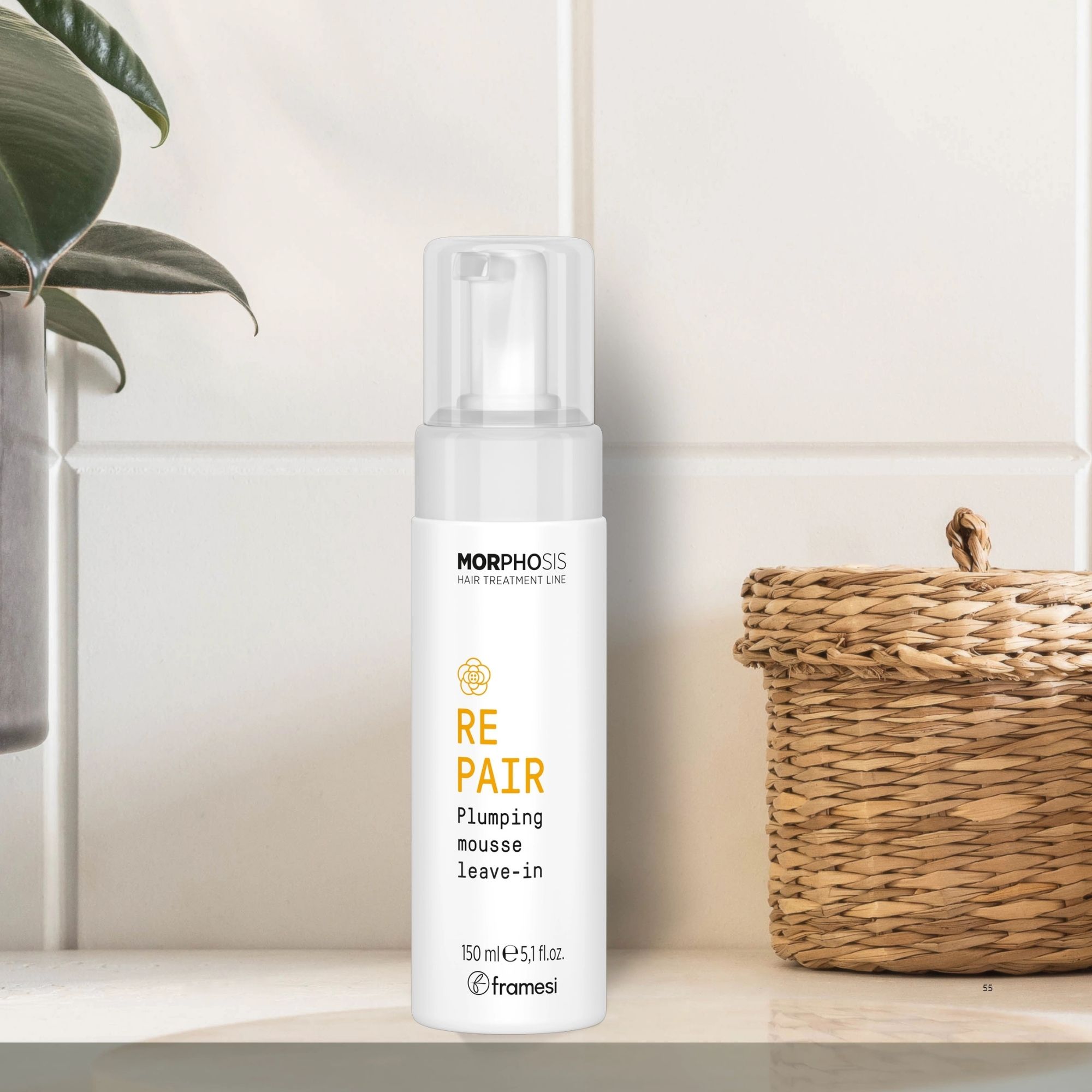 Framesi REPAIR obnovující bezoplachová pěna pro poškozené vlasy 150 ml