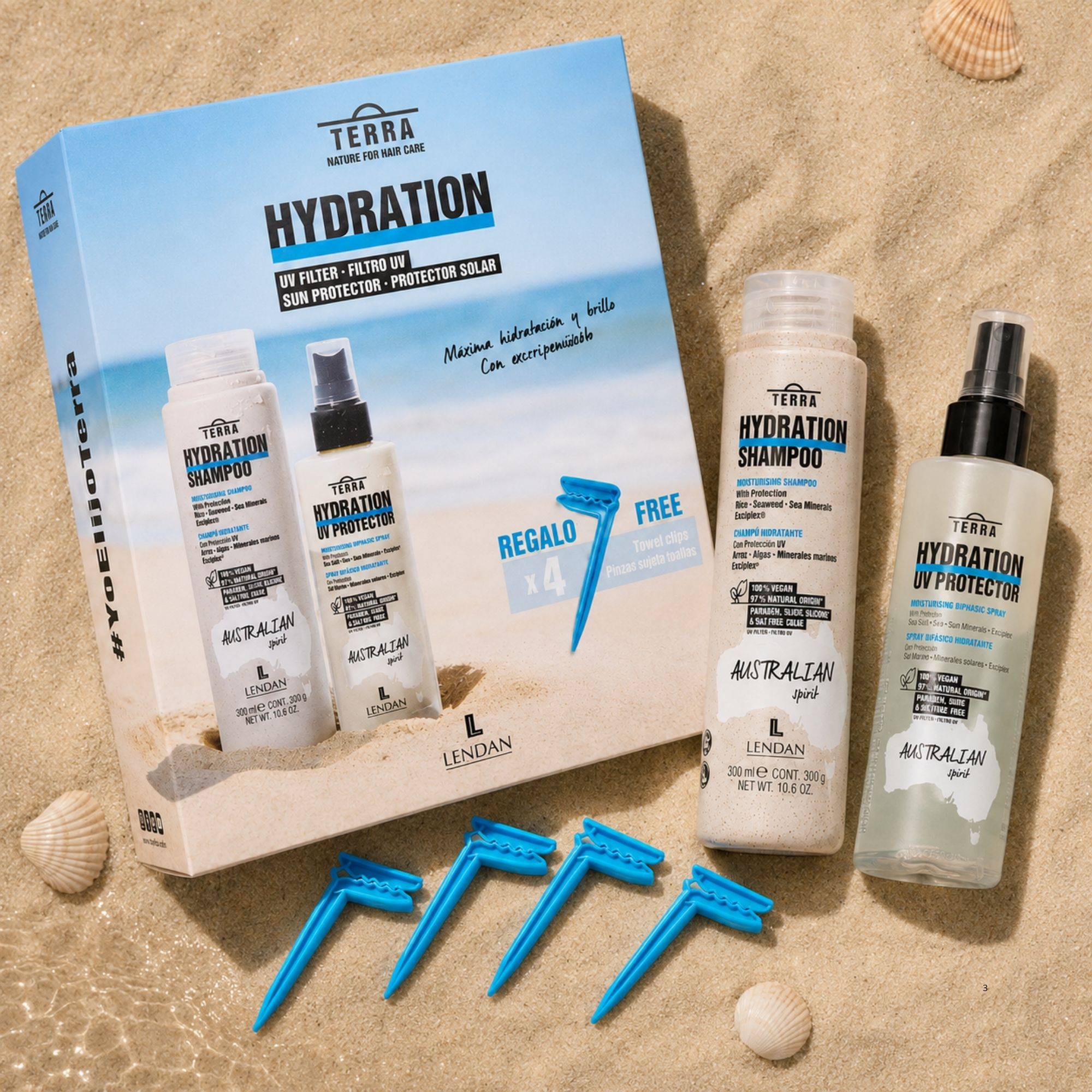 Lendan Terra Hydration kosmetická sada pro hydrataci vlasů