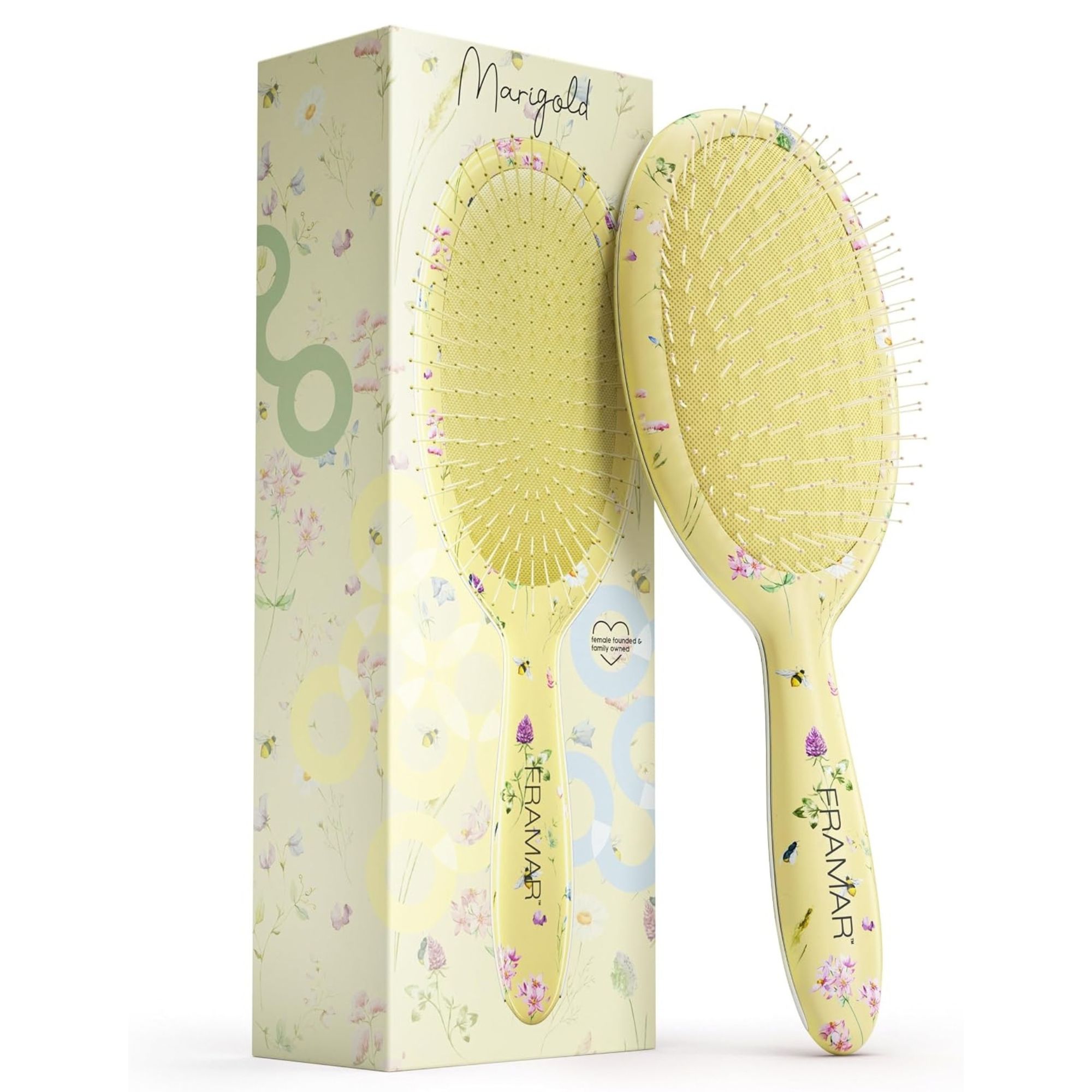 Framar Detangle Golden Party Marigold kartáč na rozčesávání vlasů