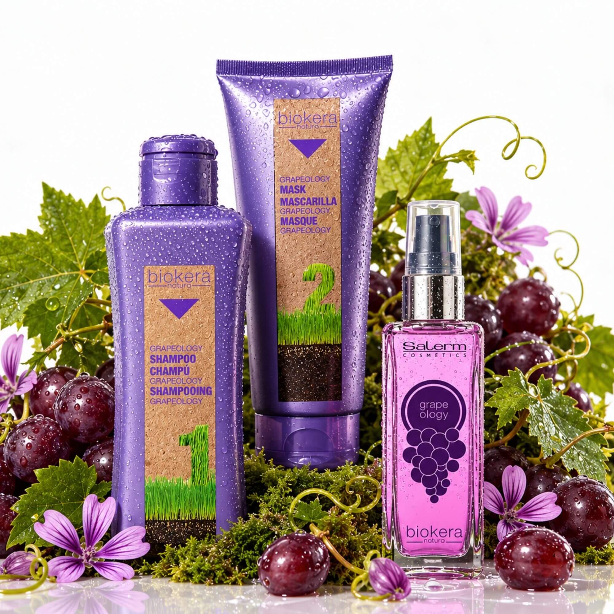 Salerm Biokera Grapeology kosmetická sada pro všechny typy vlasů